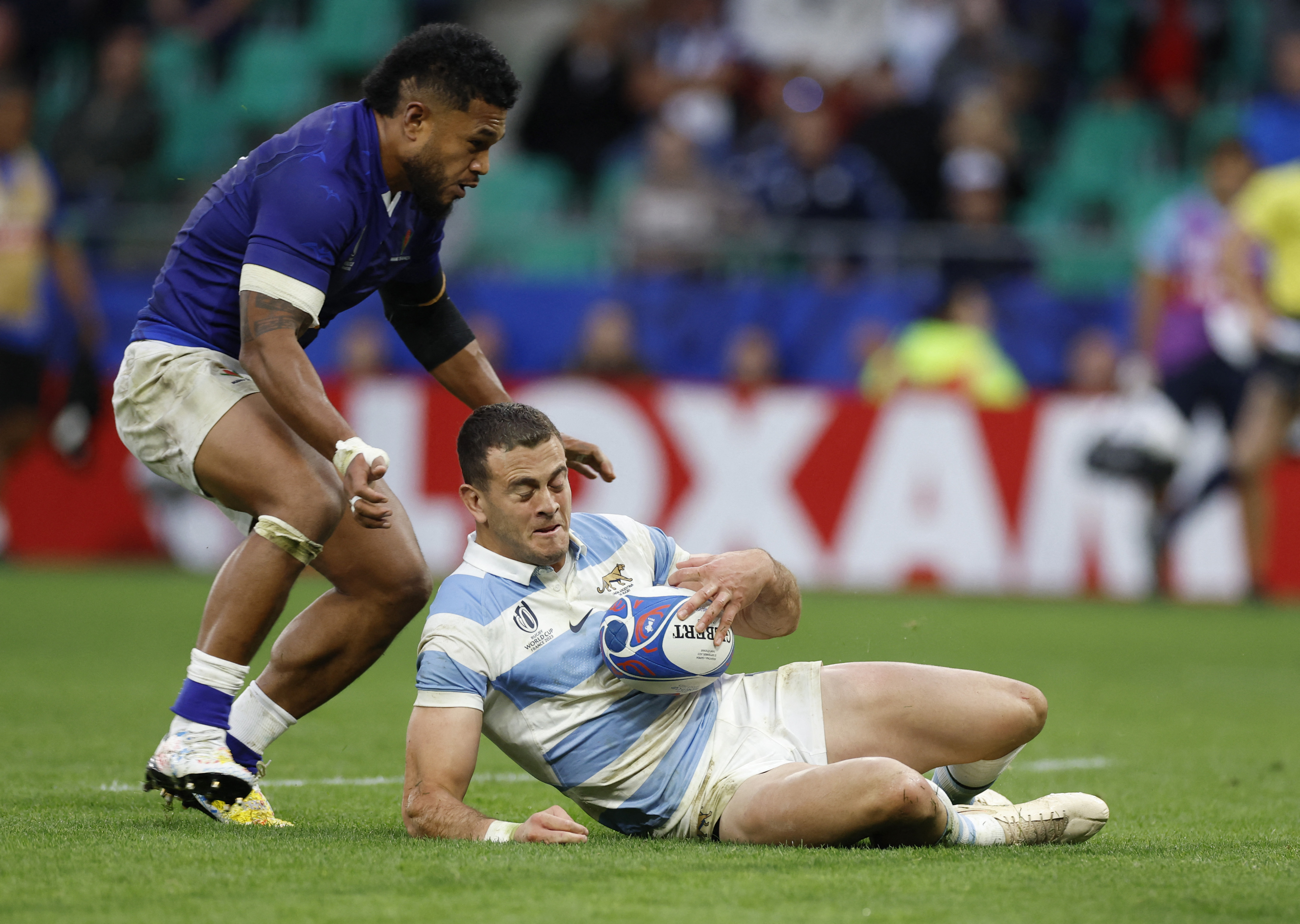 Argentina grind out 19-10 win over Samoa Reuters