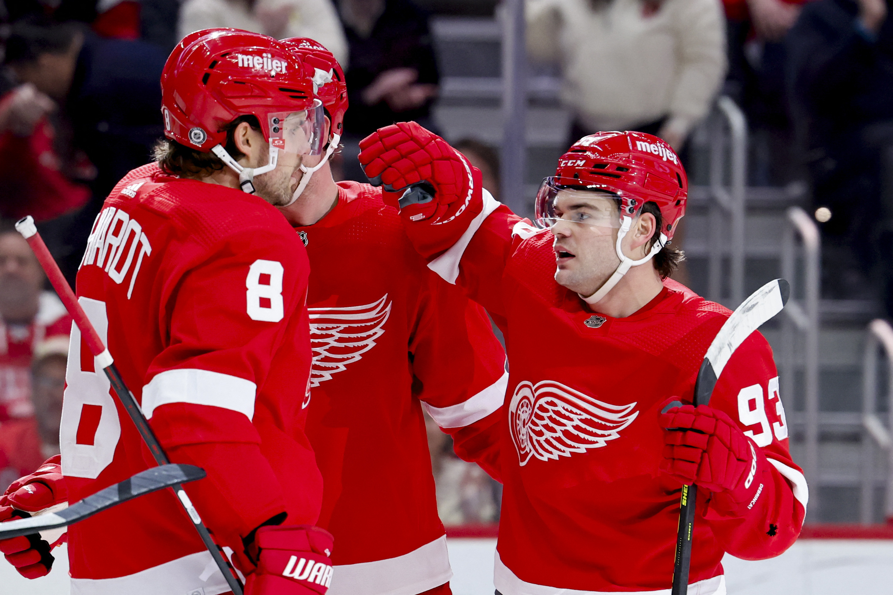 Daniel Sprong powers Red Wings past Blue Jackets | Reuters