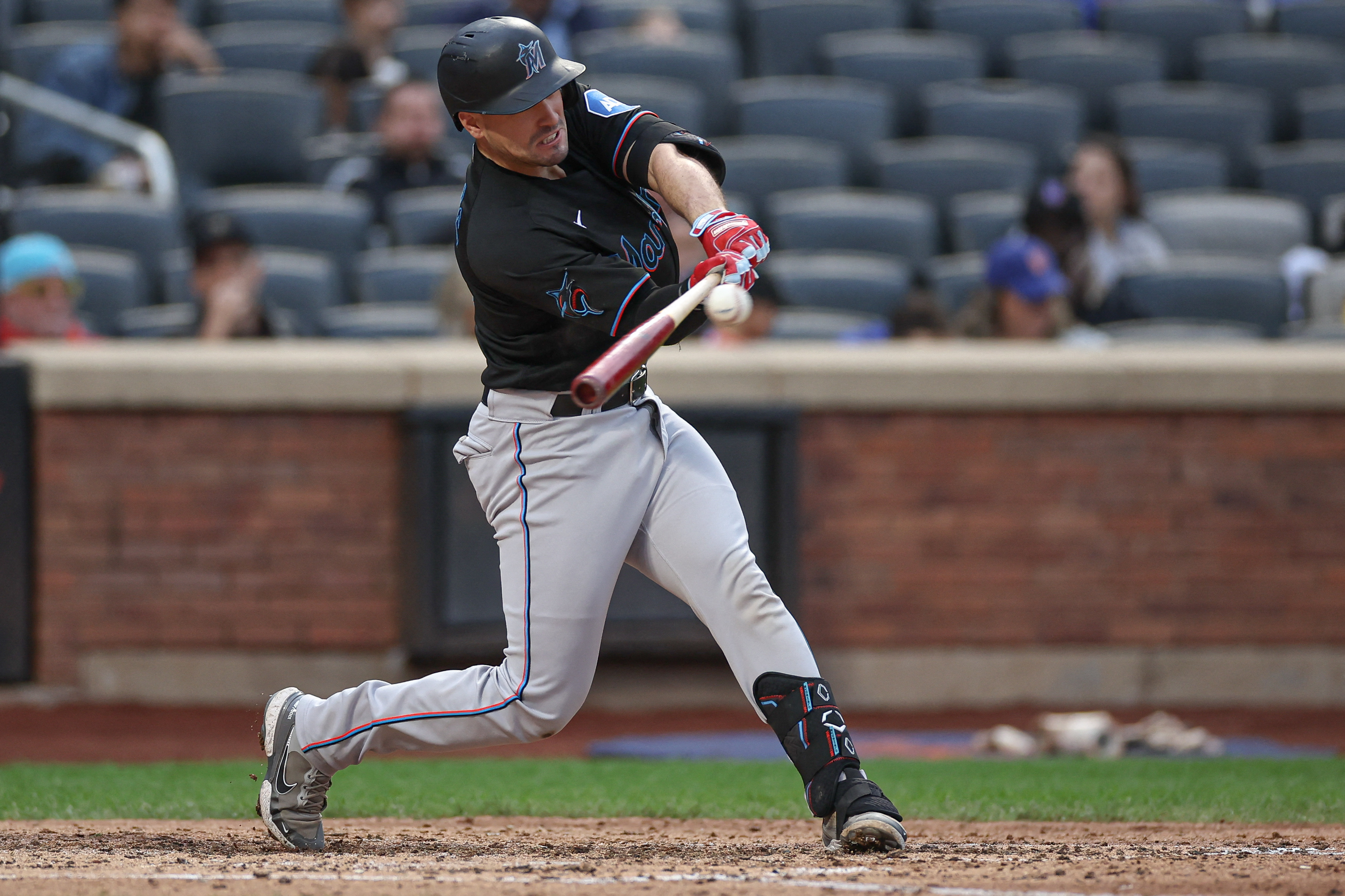 Marlins take second game of DH, tie Cubs for final wild-card spot