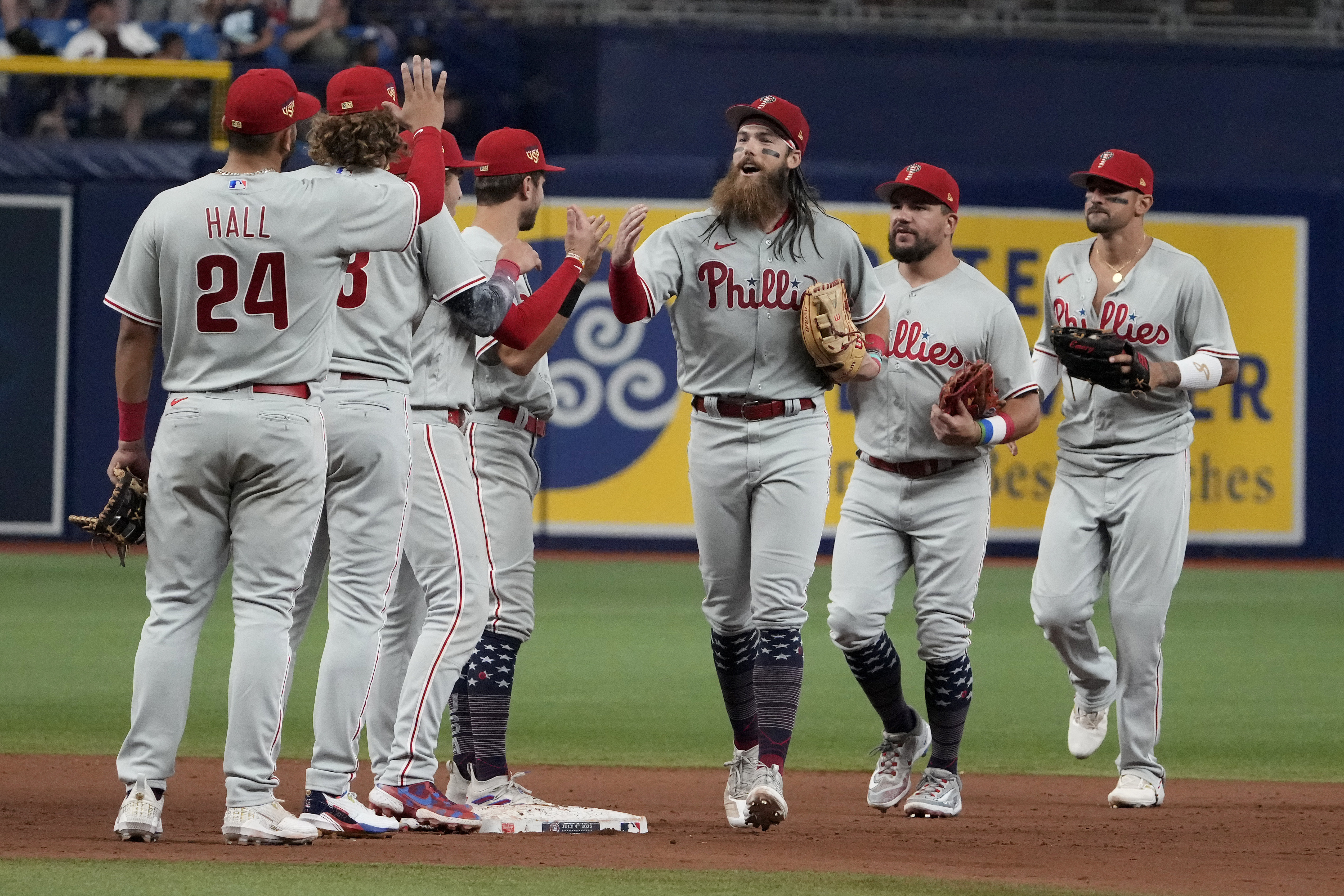 Aaron Nola fans 12 as Phillies take down Rays