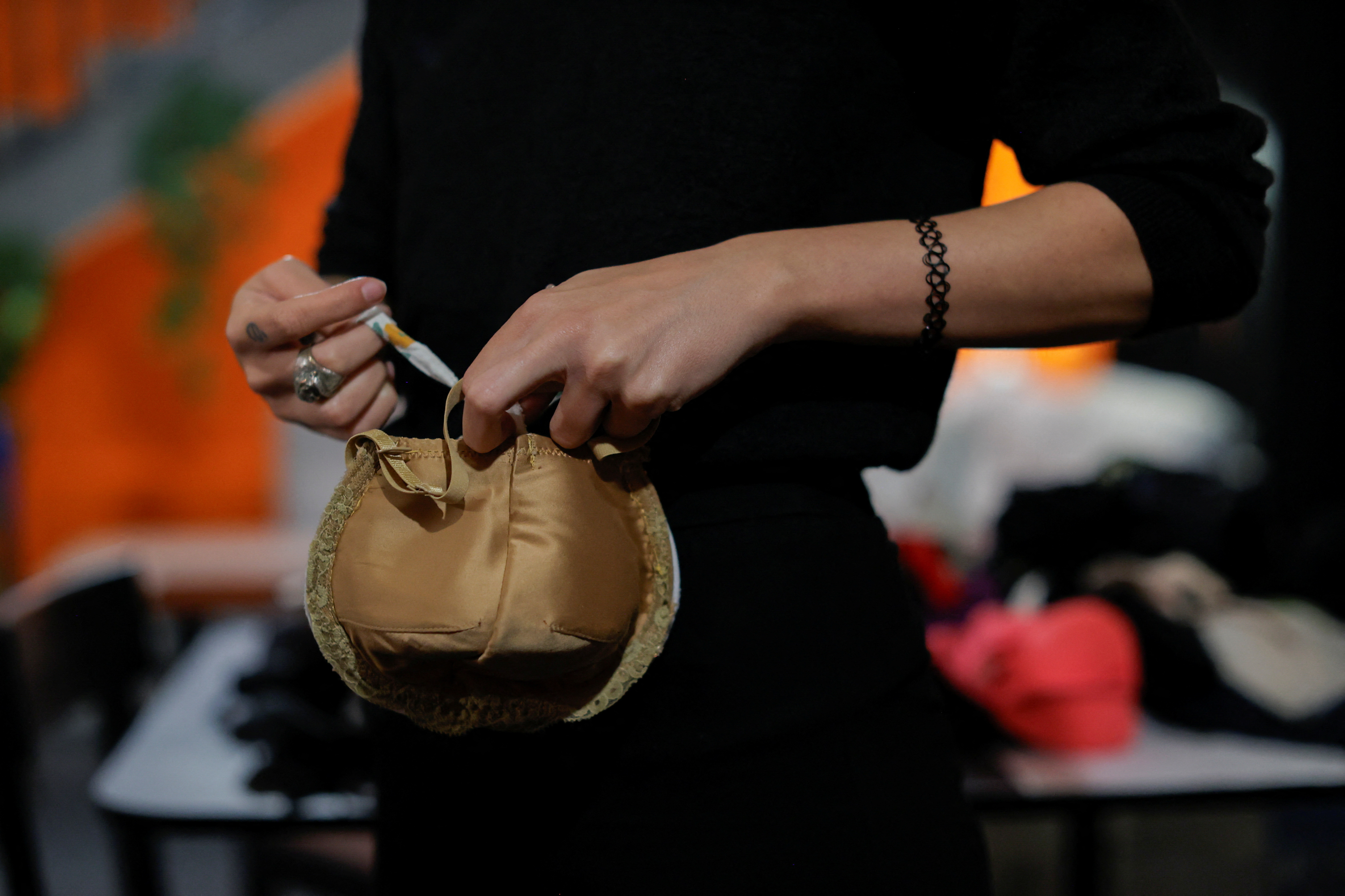 From bras to bags Kosovo artist makes bold statement for breast