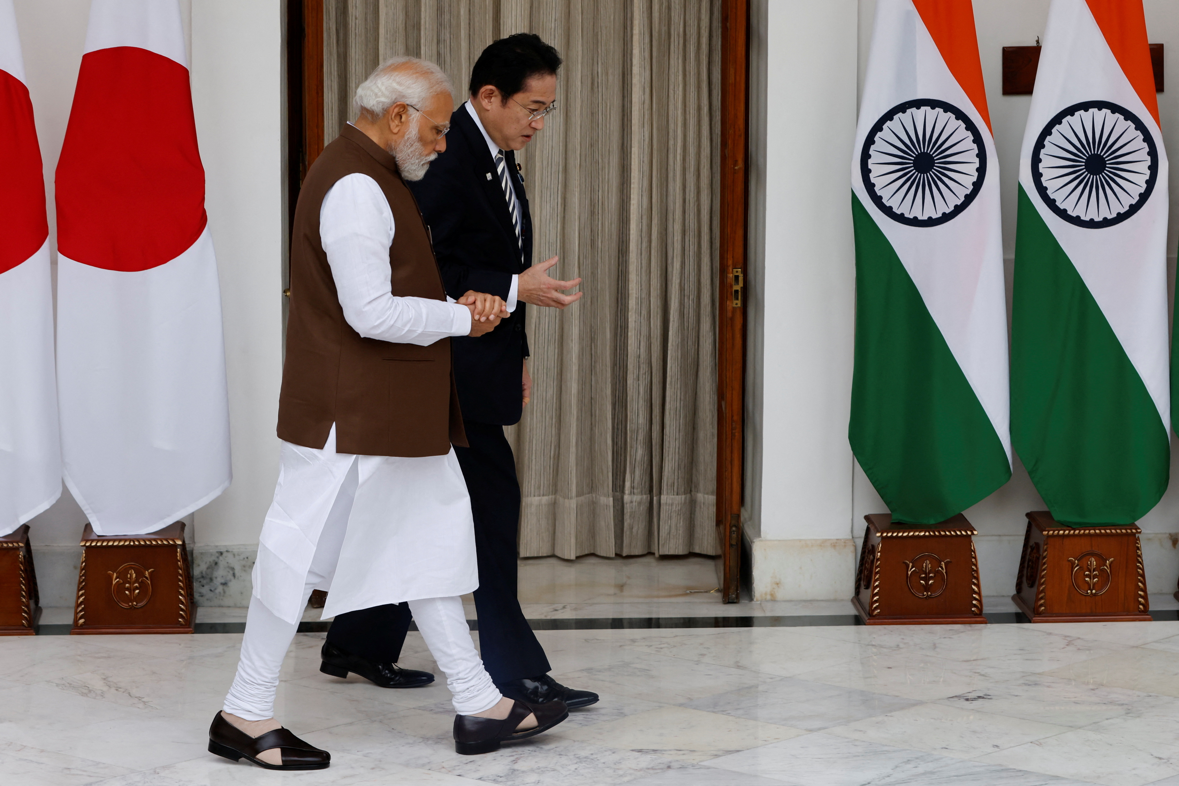 Japan Prime Minister Fumio Kishida visits India