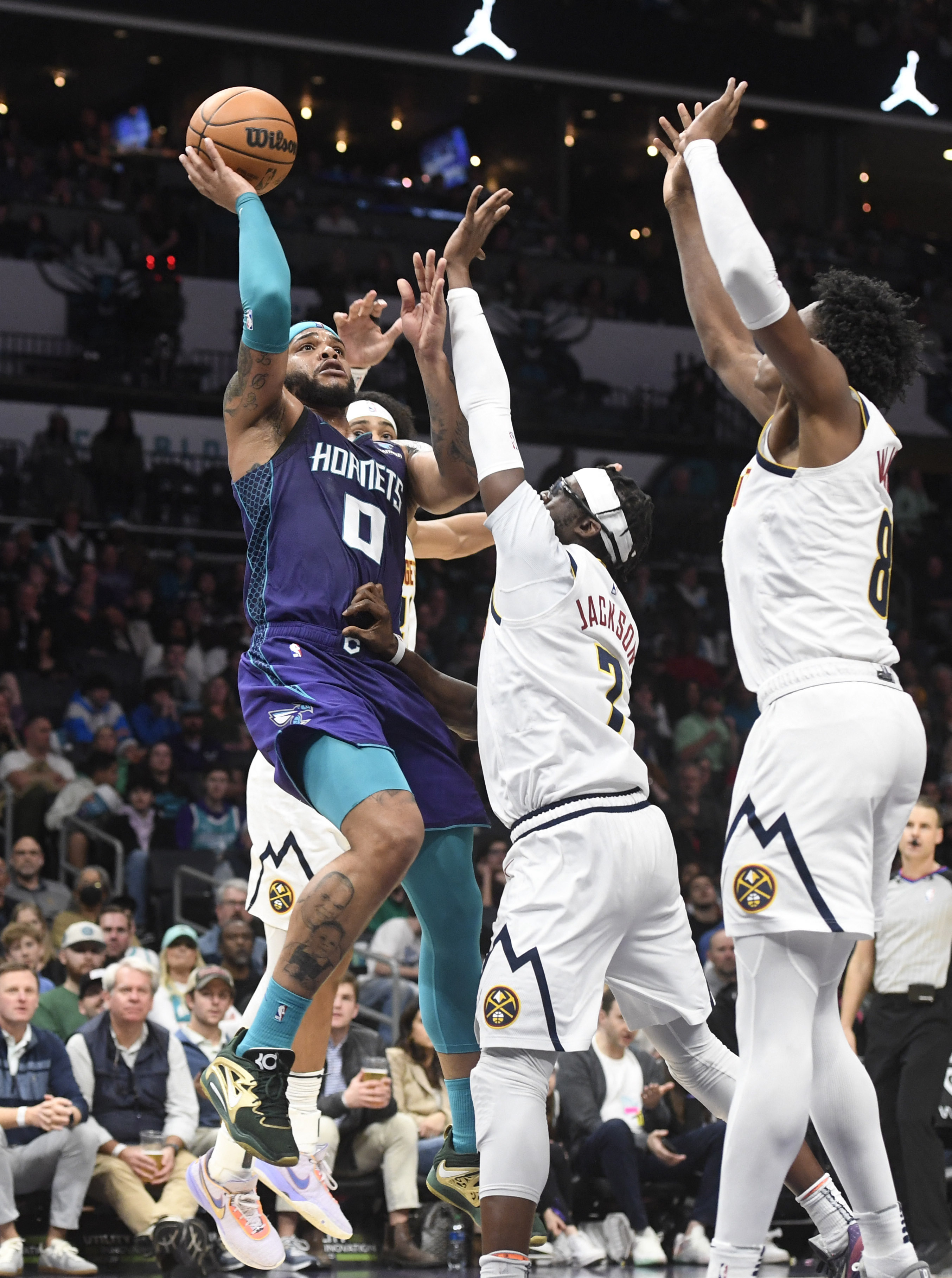 Exquisite Nuggets Conclude Back-to-back Versus Hornets Image Digital Art Exquisite Nuggets Conclude Back-to-back Versus Hornets Image Digital Art