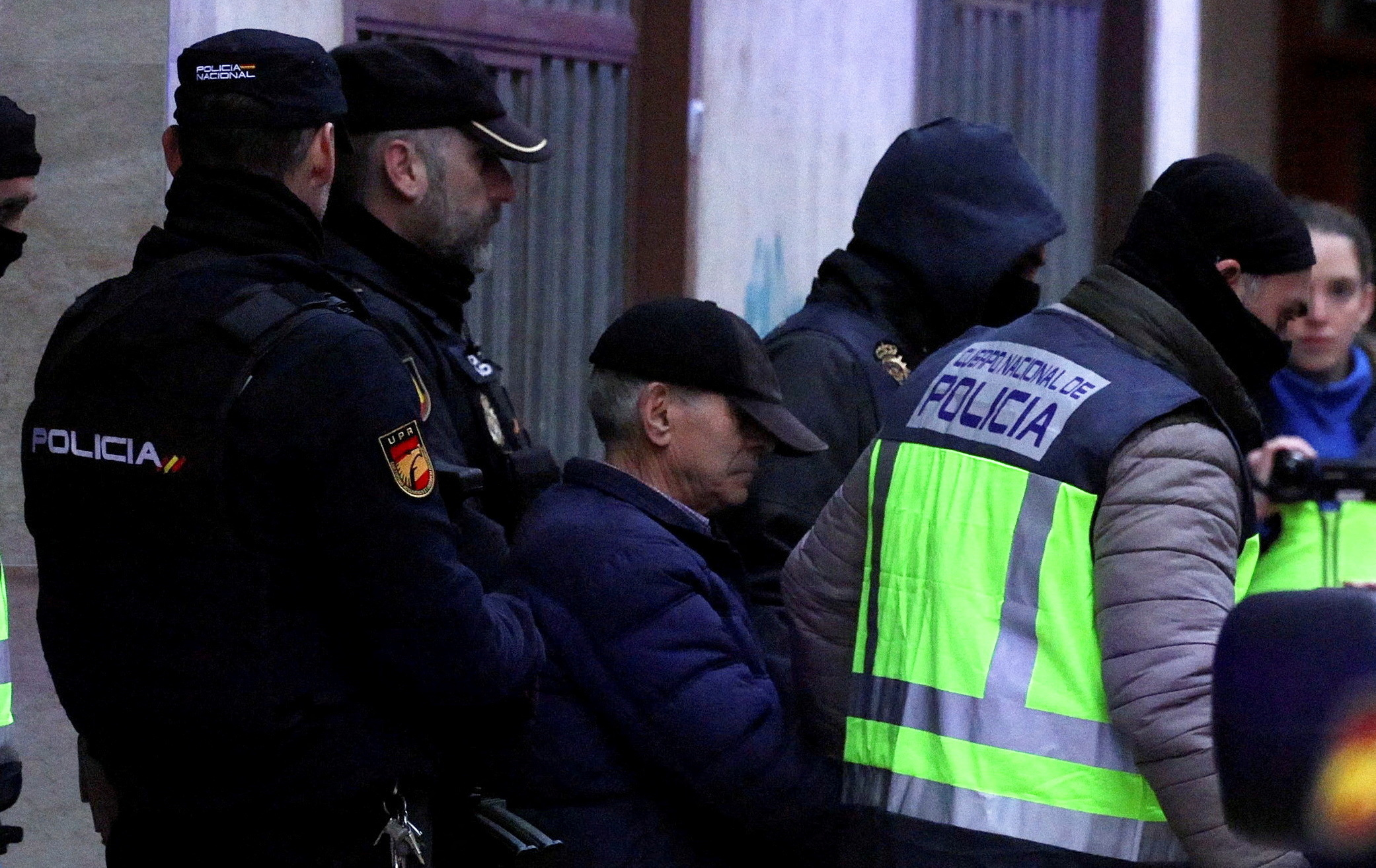 Spanish national police arrest a 74-year-old man linked to letter bombs sent to Ukraine and U.S. embassies, in Miranda de Ebro