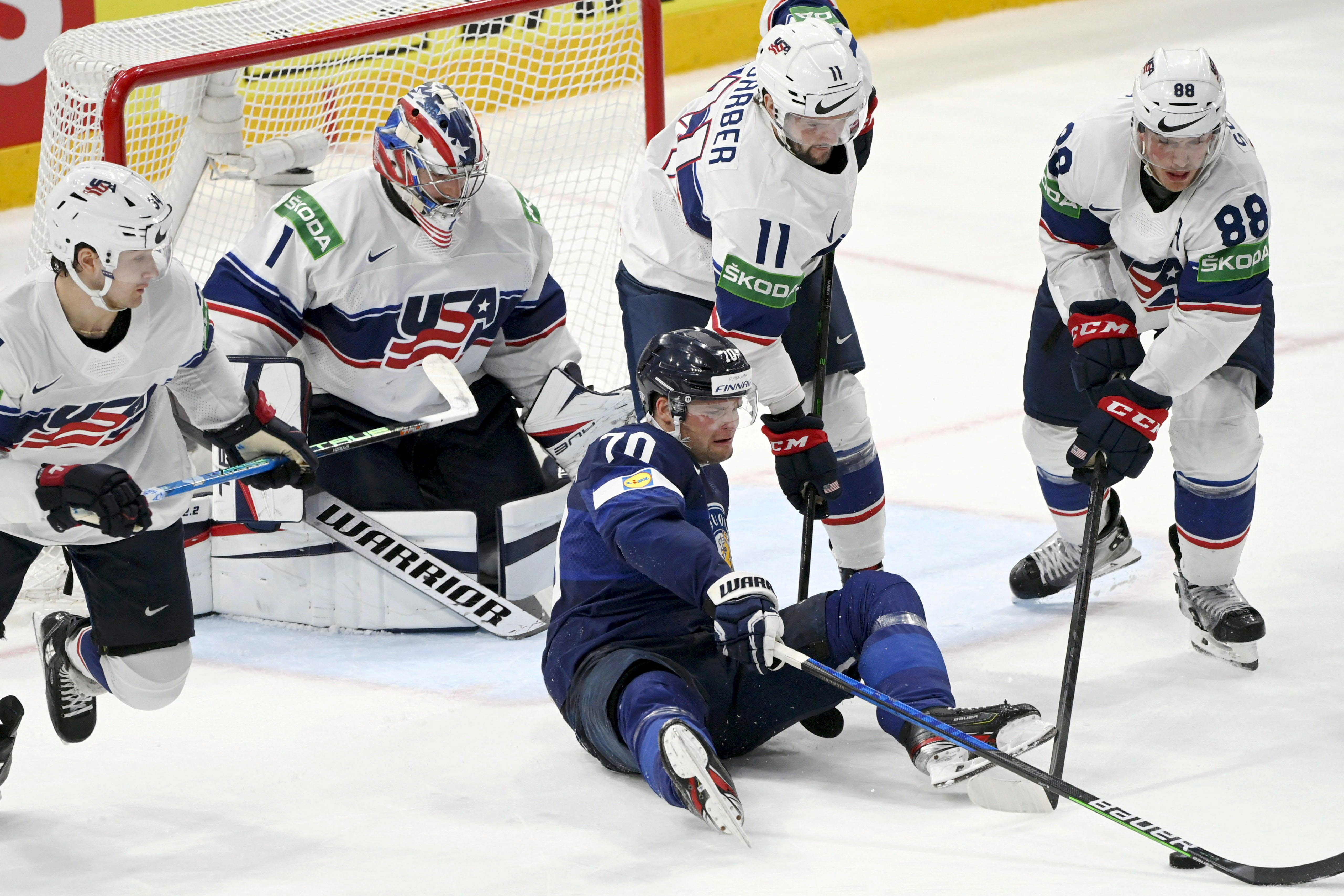 U.S. men's hockey team makes semis at world championship, eyes best finish  since 1950 - NBC Sports