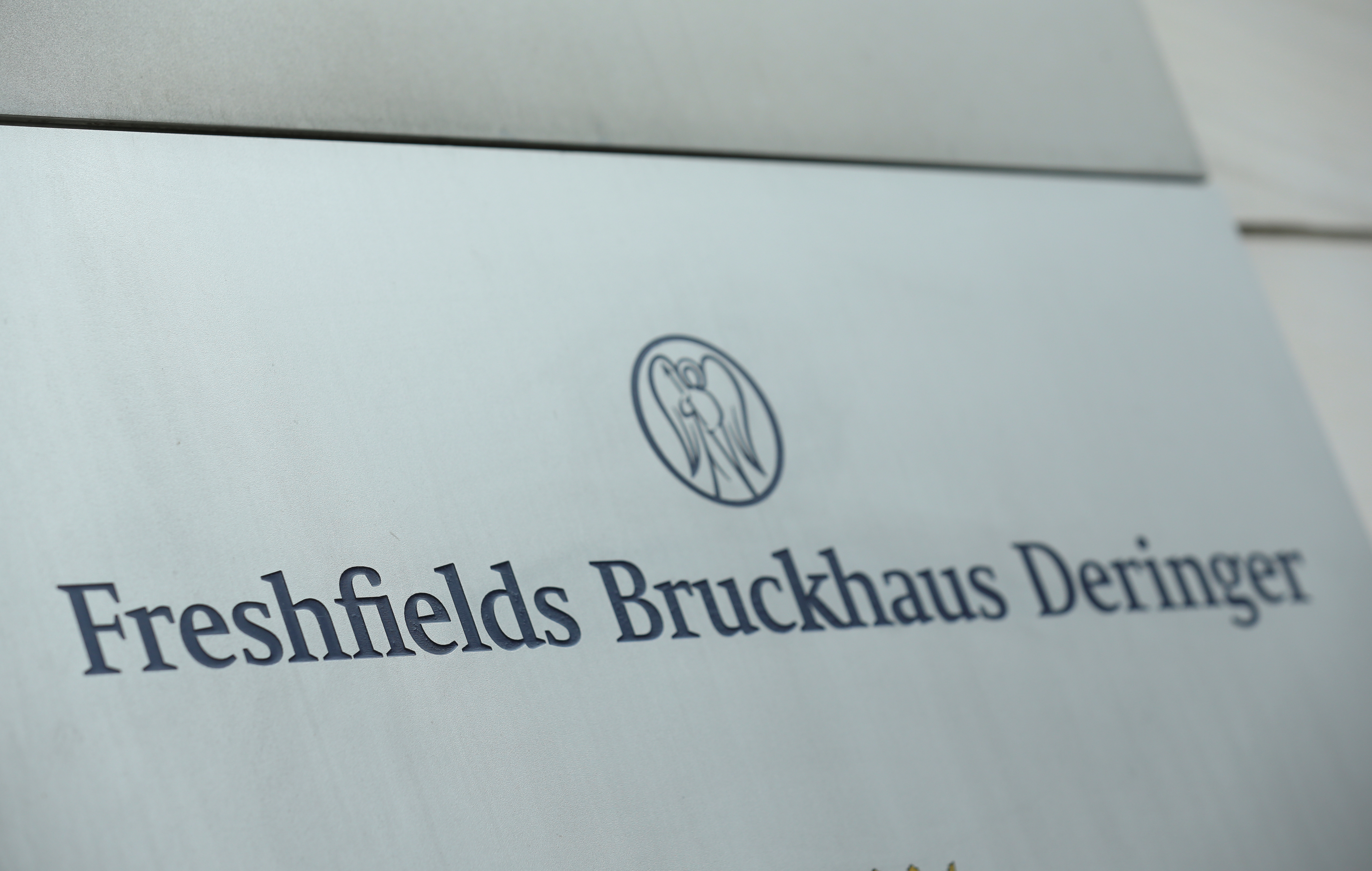 The Freshfields Bruckhaus Deringer offices, Frankfurt, Germany. REUTERS/Ralph Orlowski