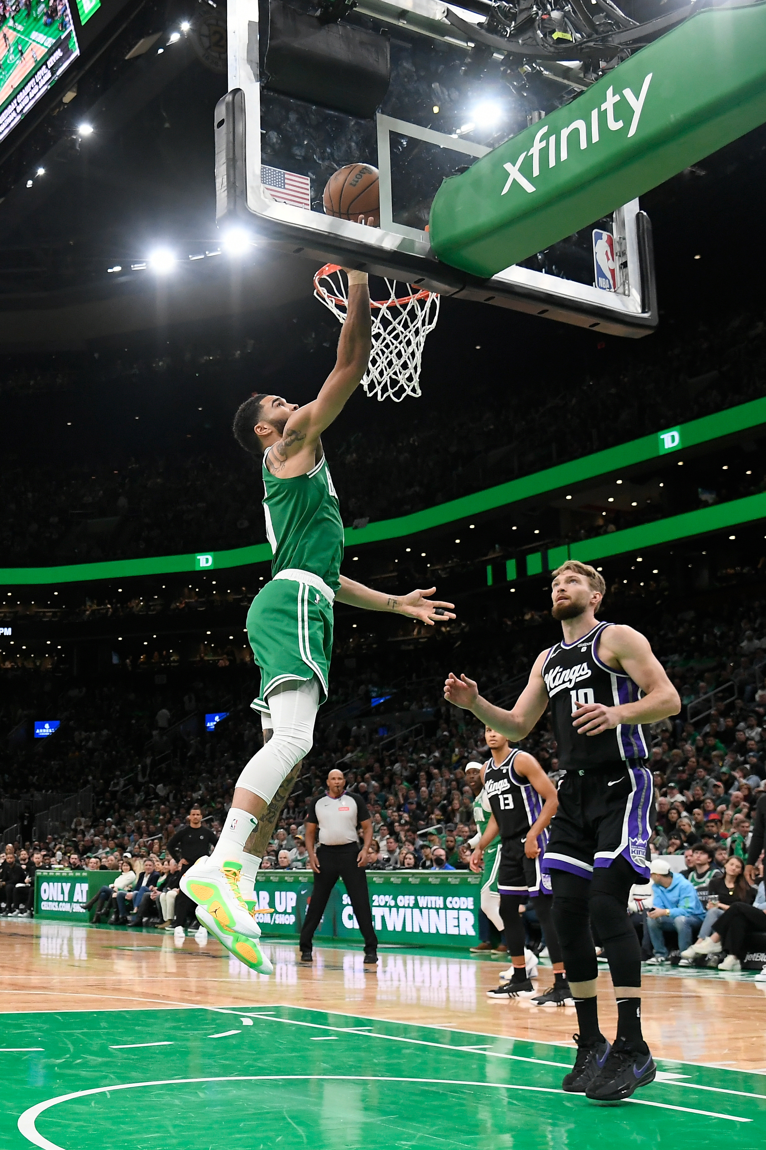 Kings rally from 19 down, but Celtics win on late shot | Reuters