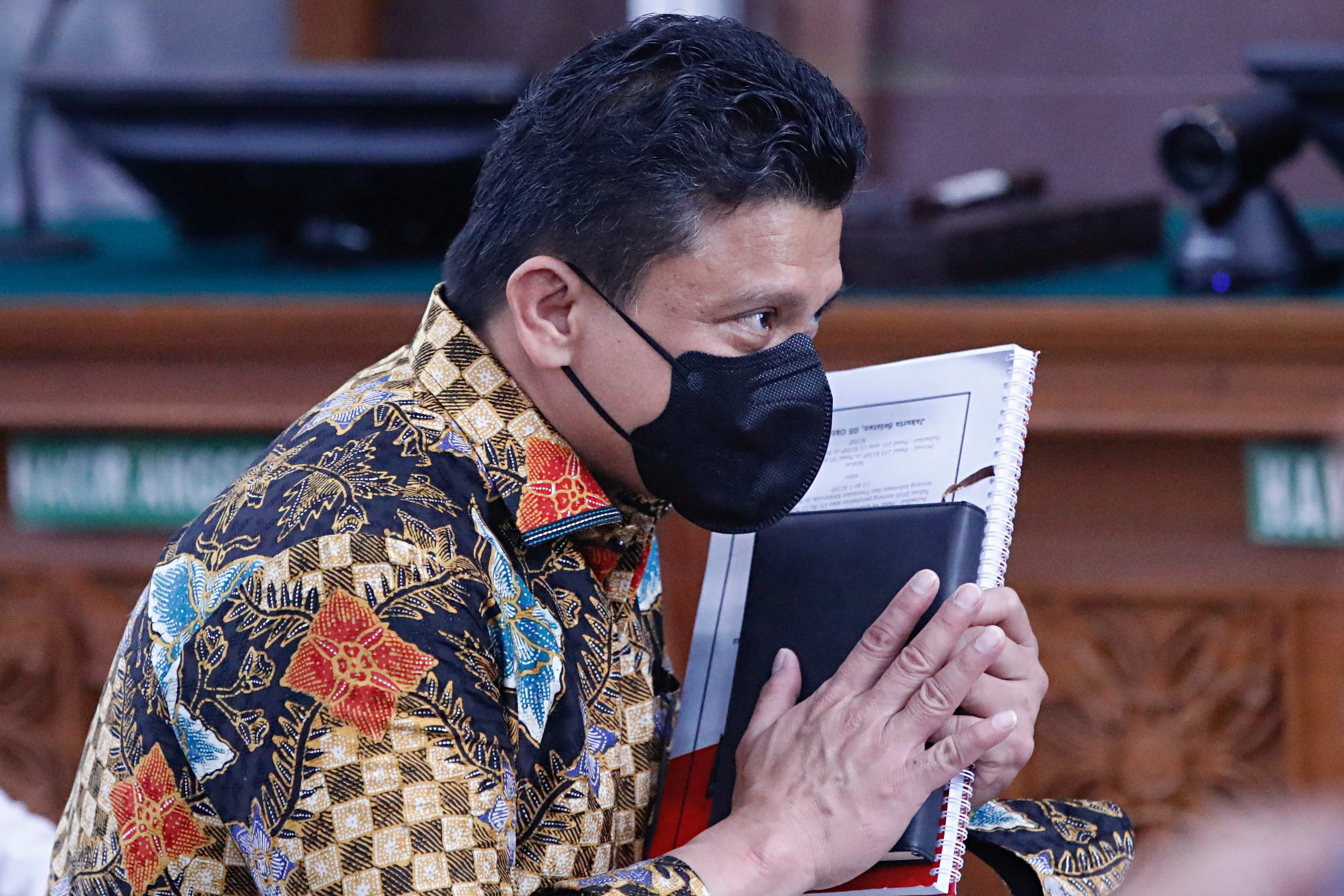 Ferdy Sambo, a former Indonesian police general embroiled in a murder scandal, attends his trial in Jakarta