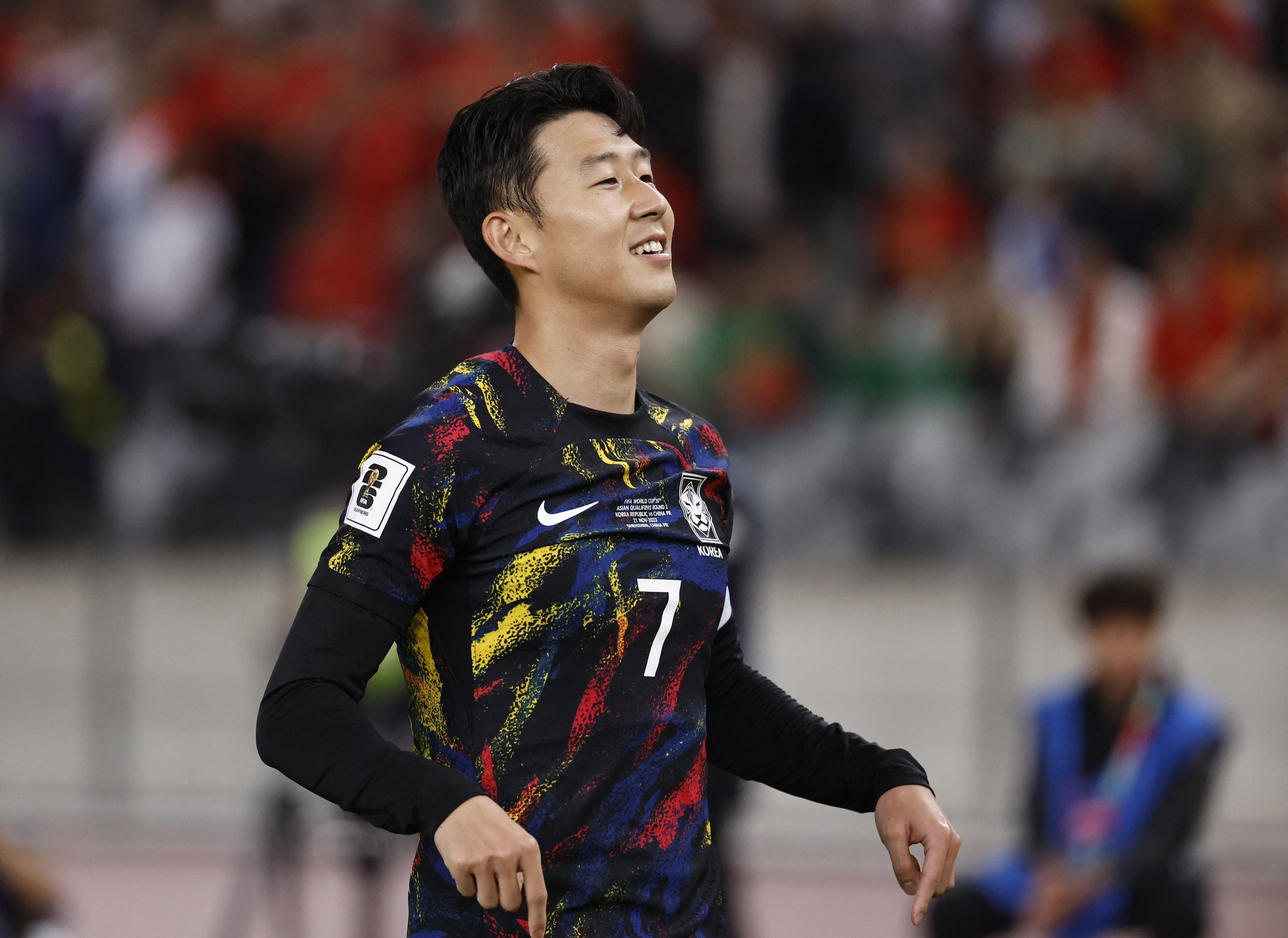 Son bags double for South Korea as top sides win in Asian qualifiers