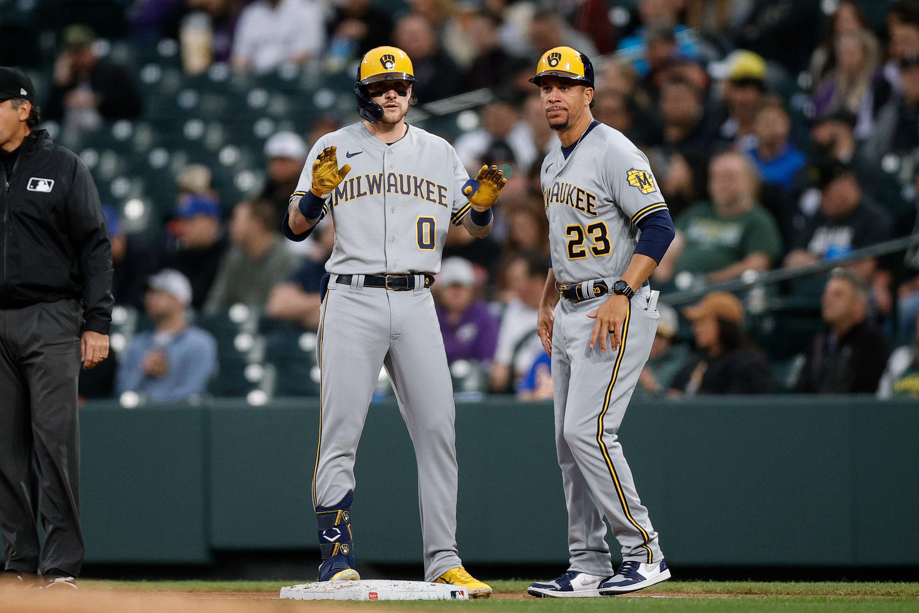 Randal Grichuk, Colorado Rockies defeat Milwaukee Brewers in 10