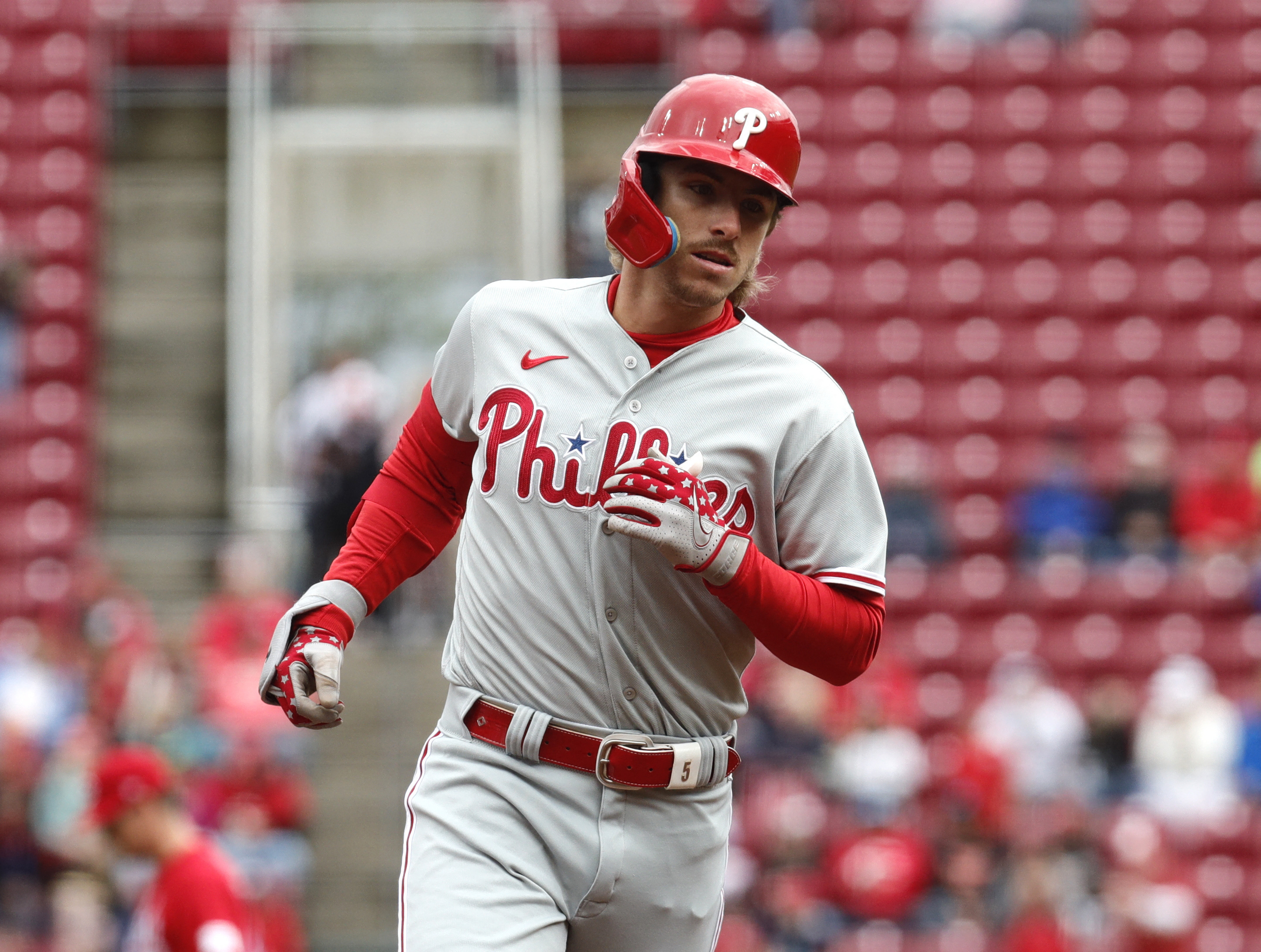 Phillies score 9 in first on way to 14-3 drubbing of Reds - WHYY