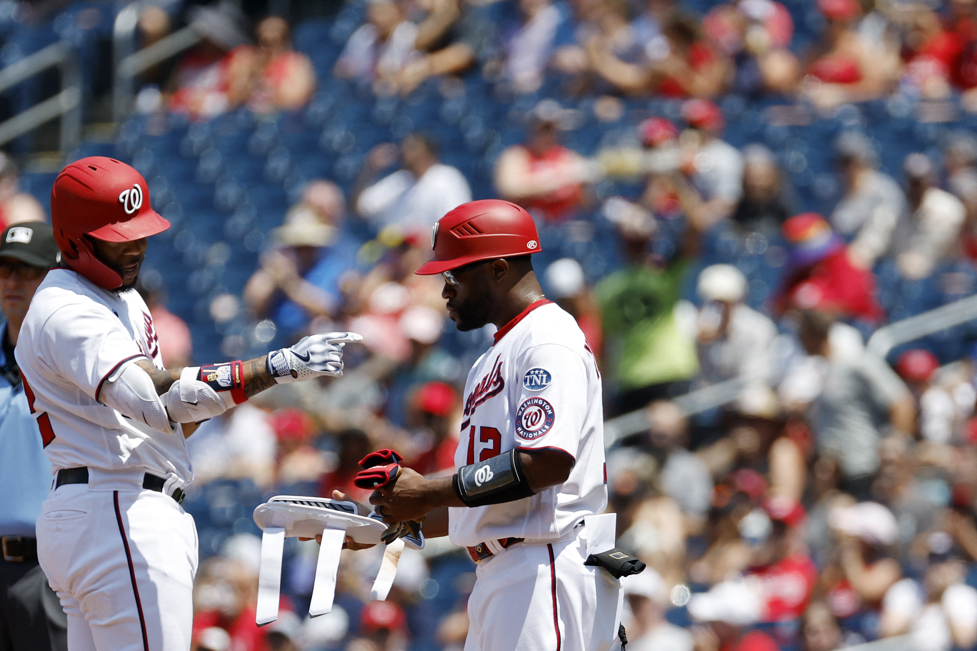 Throwback Nats rally, win 6-5 to sweep Giants - The San Diego Union-Tribune