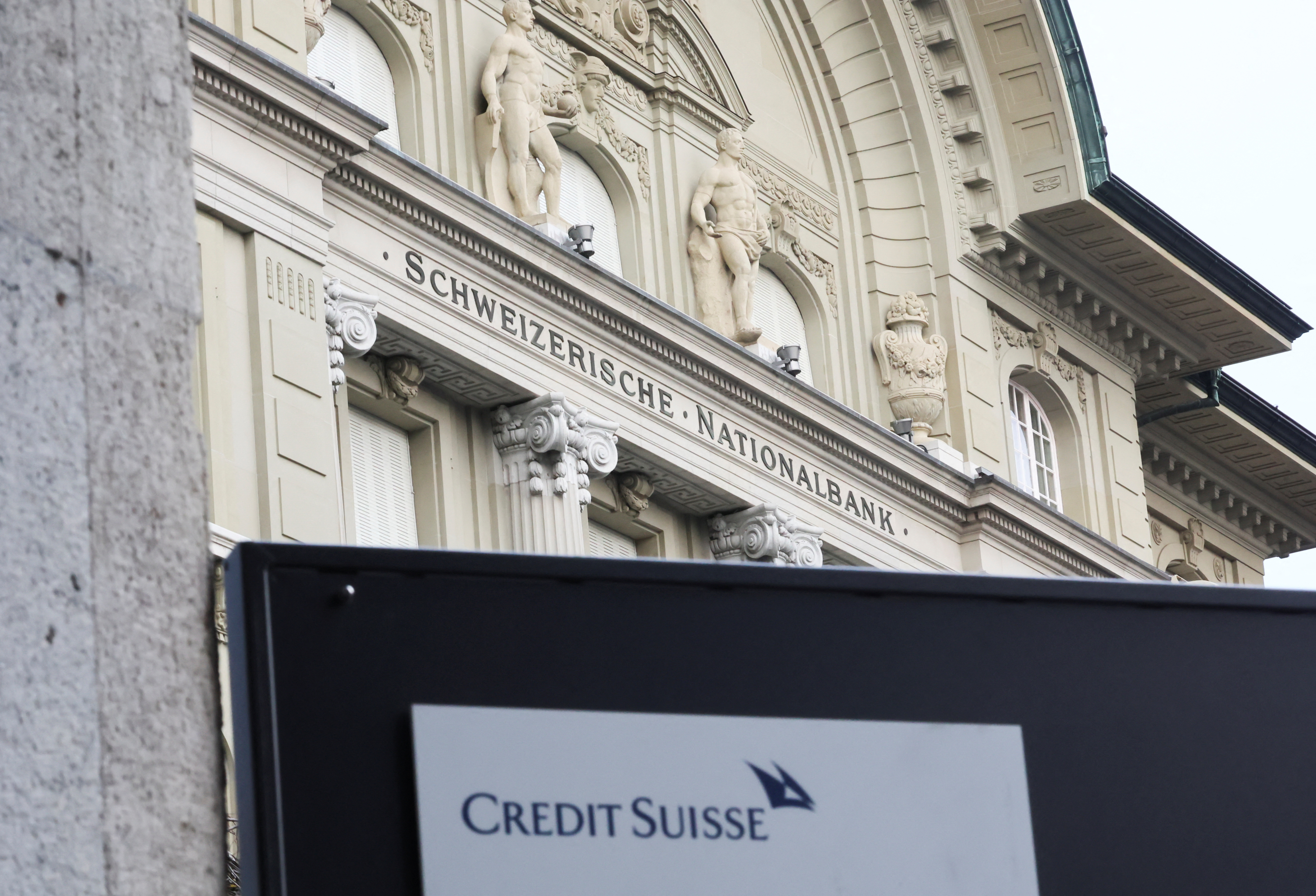 Meeting on UBS and Credit Suisse at the Swiss Finance Department, in Bern