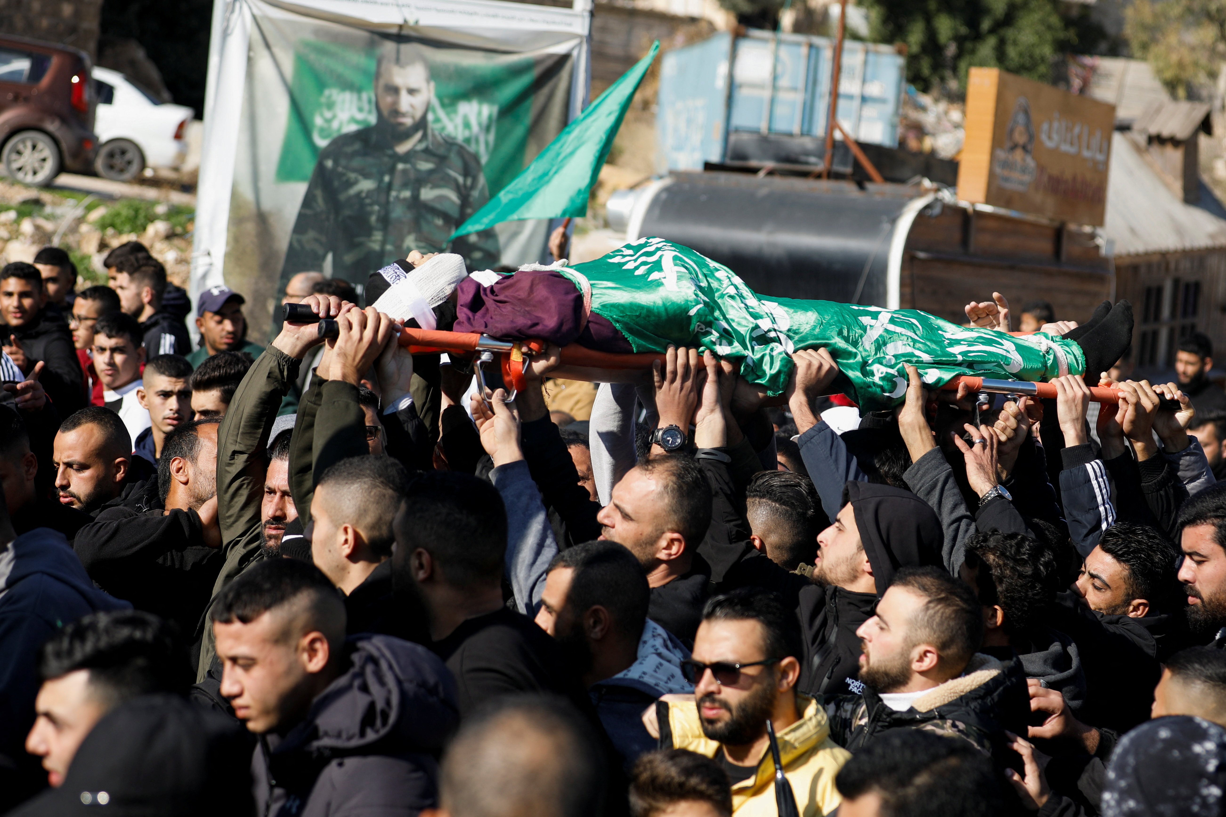 Funeral of Palestinian Ahmad Daragmeh, in Tubas