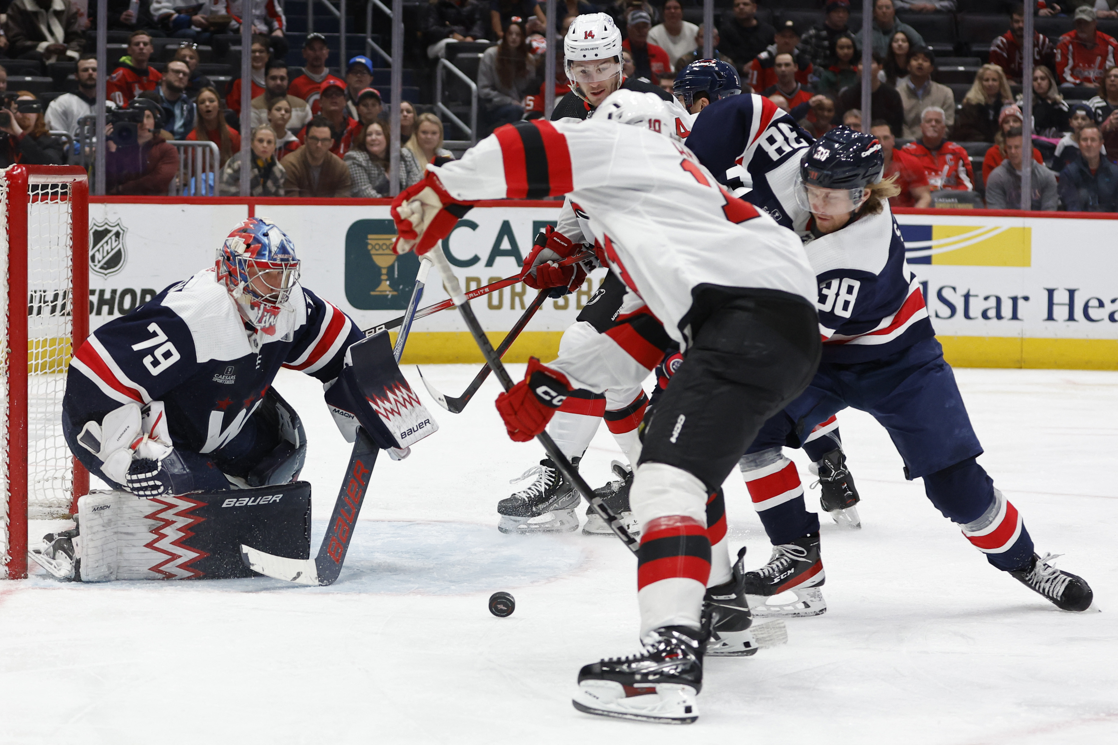 Alex Ovechkin, Connor McMichael power Caps past Devils | Reuters