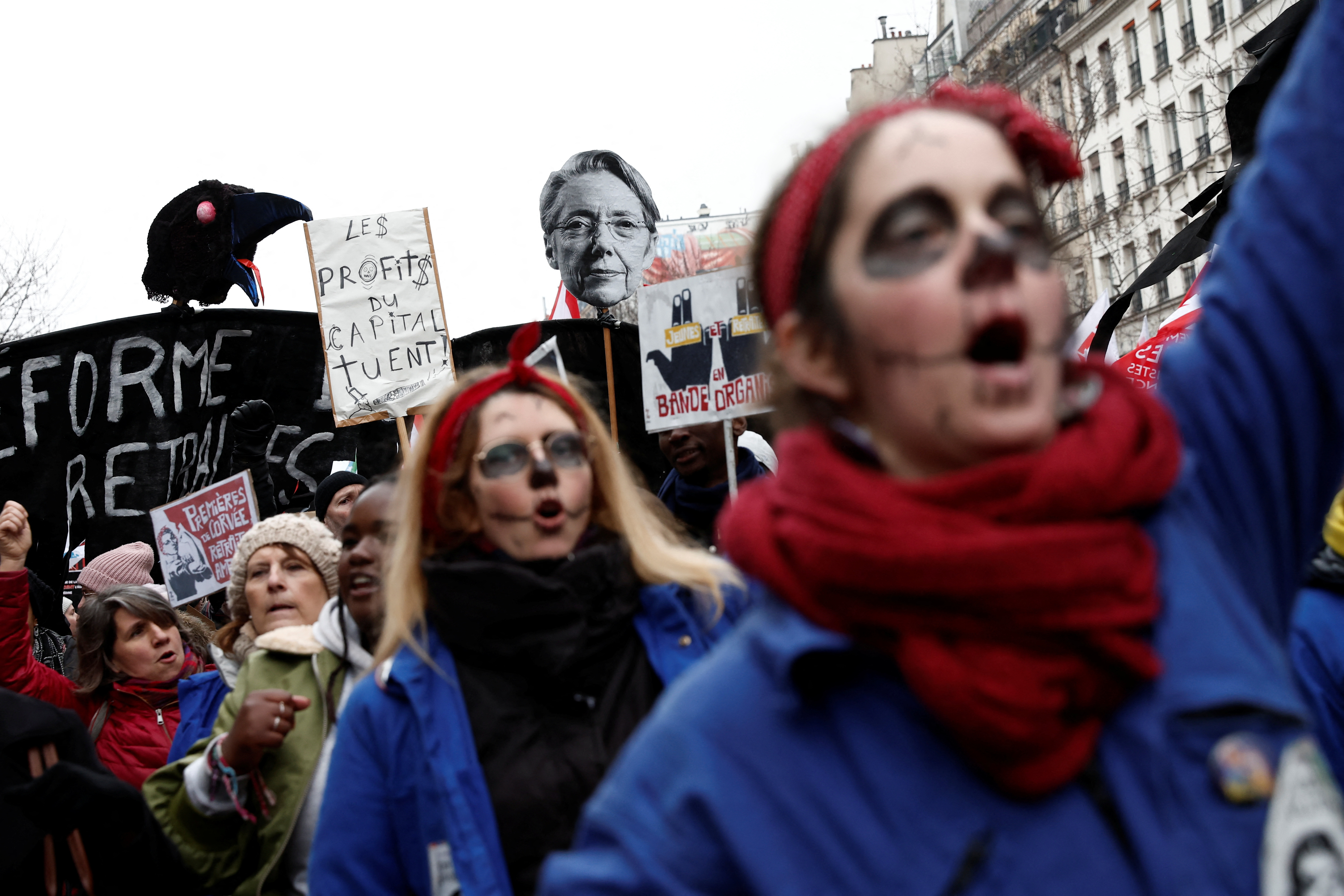 Nationwide strike in France against pension reform
