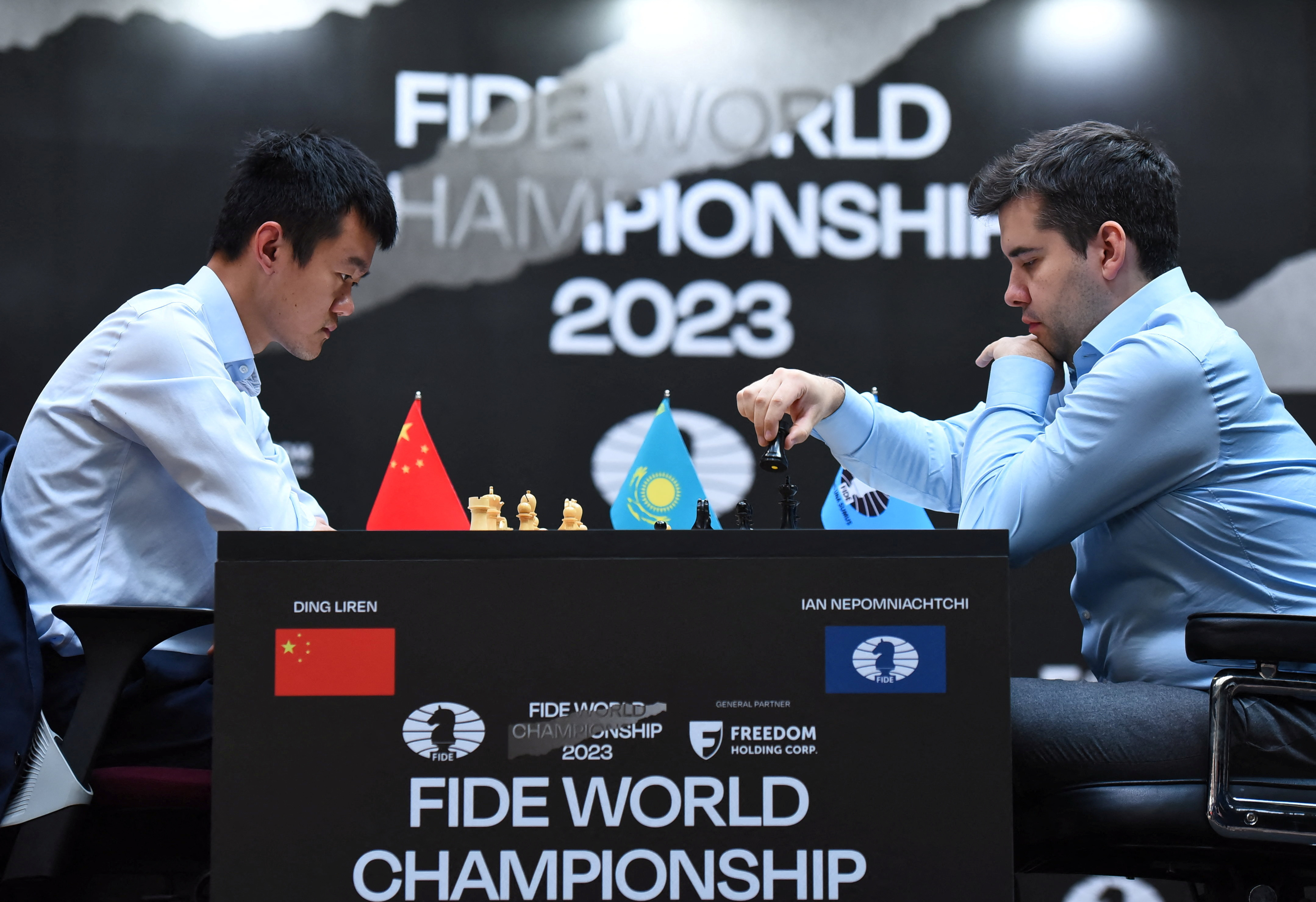 China's Ding Liren competes at Grand Chess Tour 2023 in Romania-Xinhua