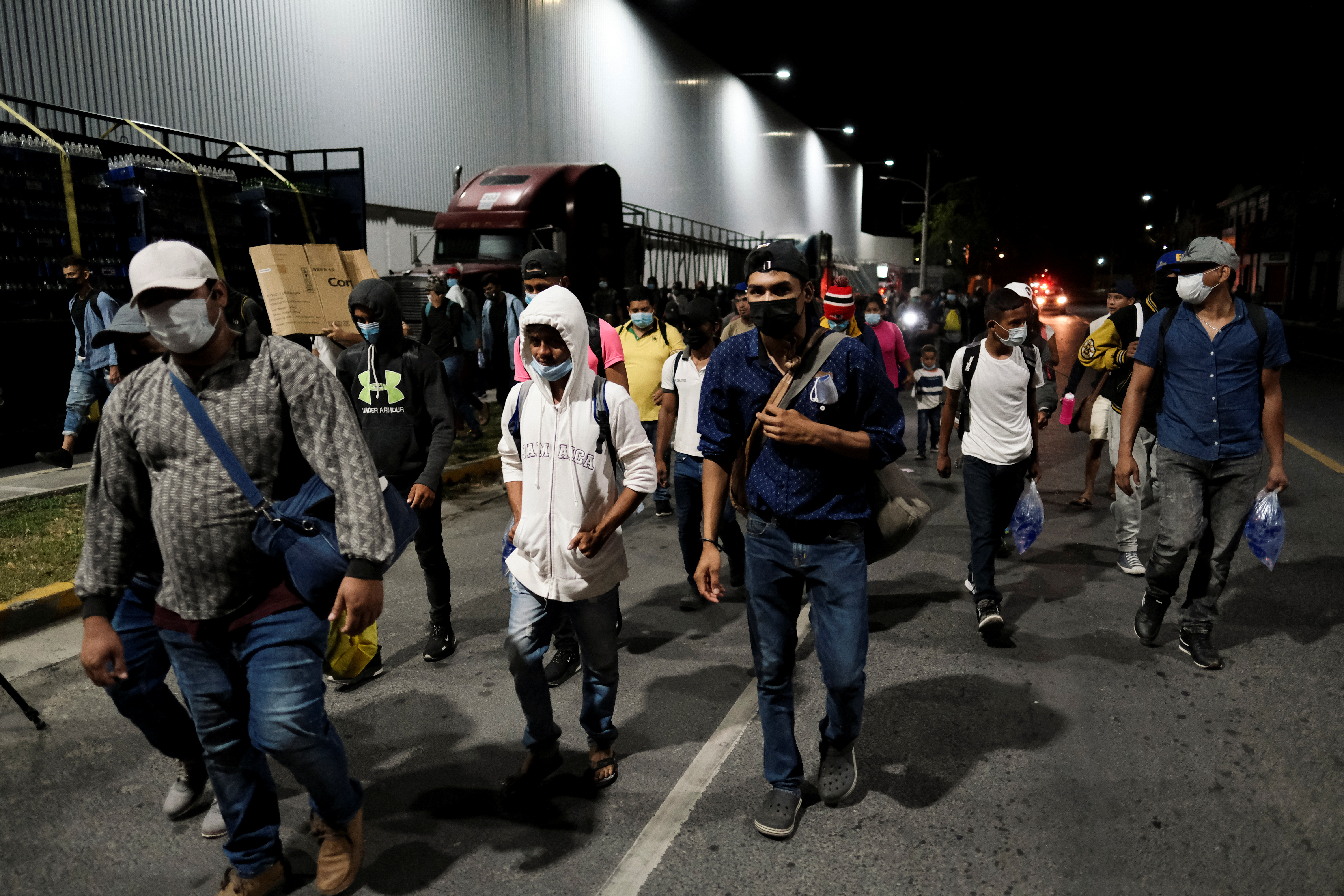 Honduras police turn back U.S. bound migrant caravan Reuters