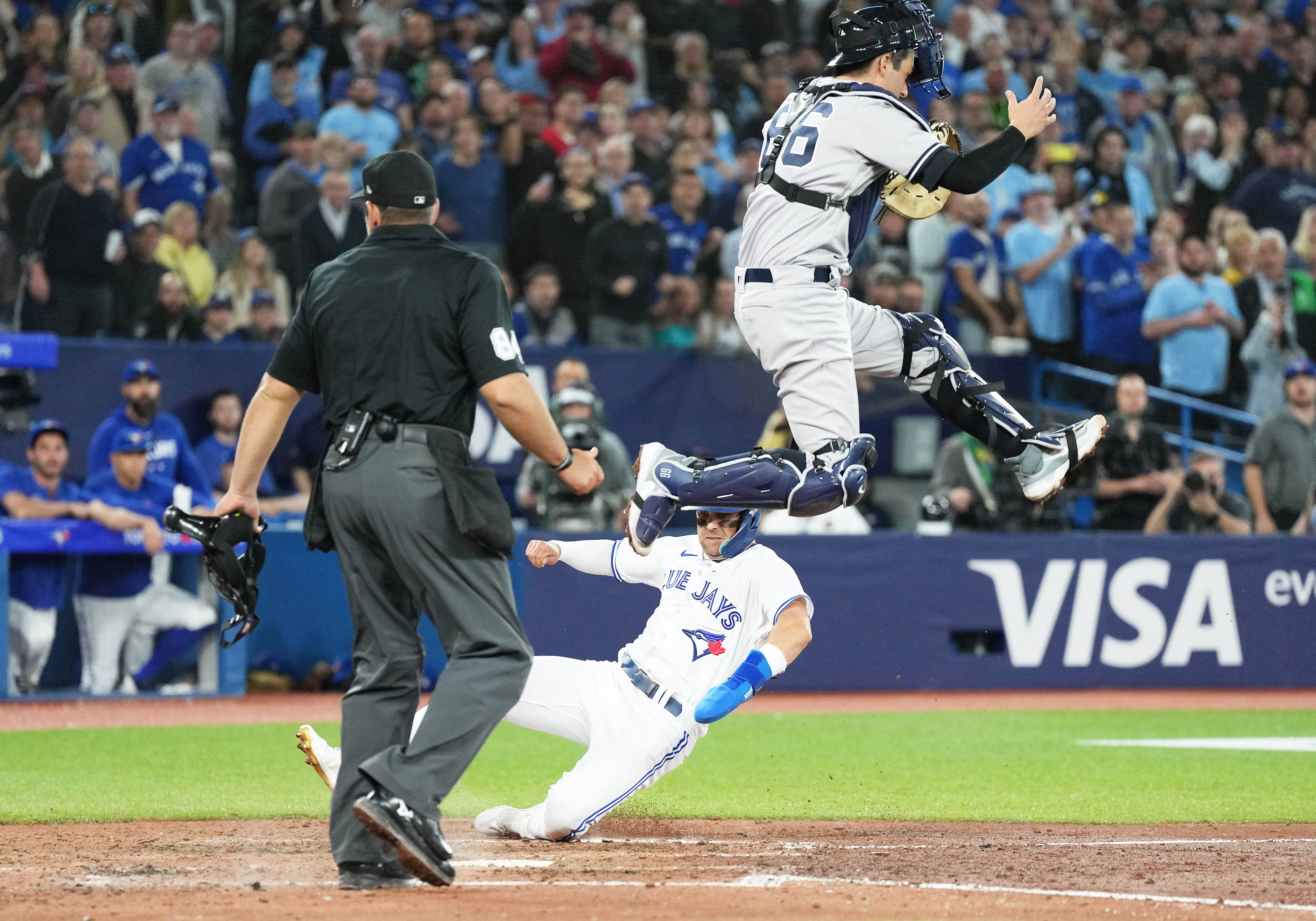 Judge and Volpe homer, Cortes wins as Yankees beat Blue Jays 4-2