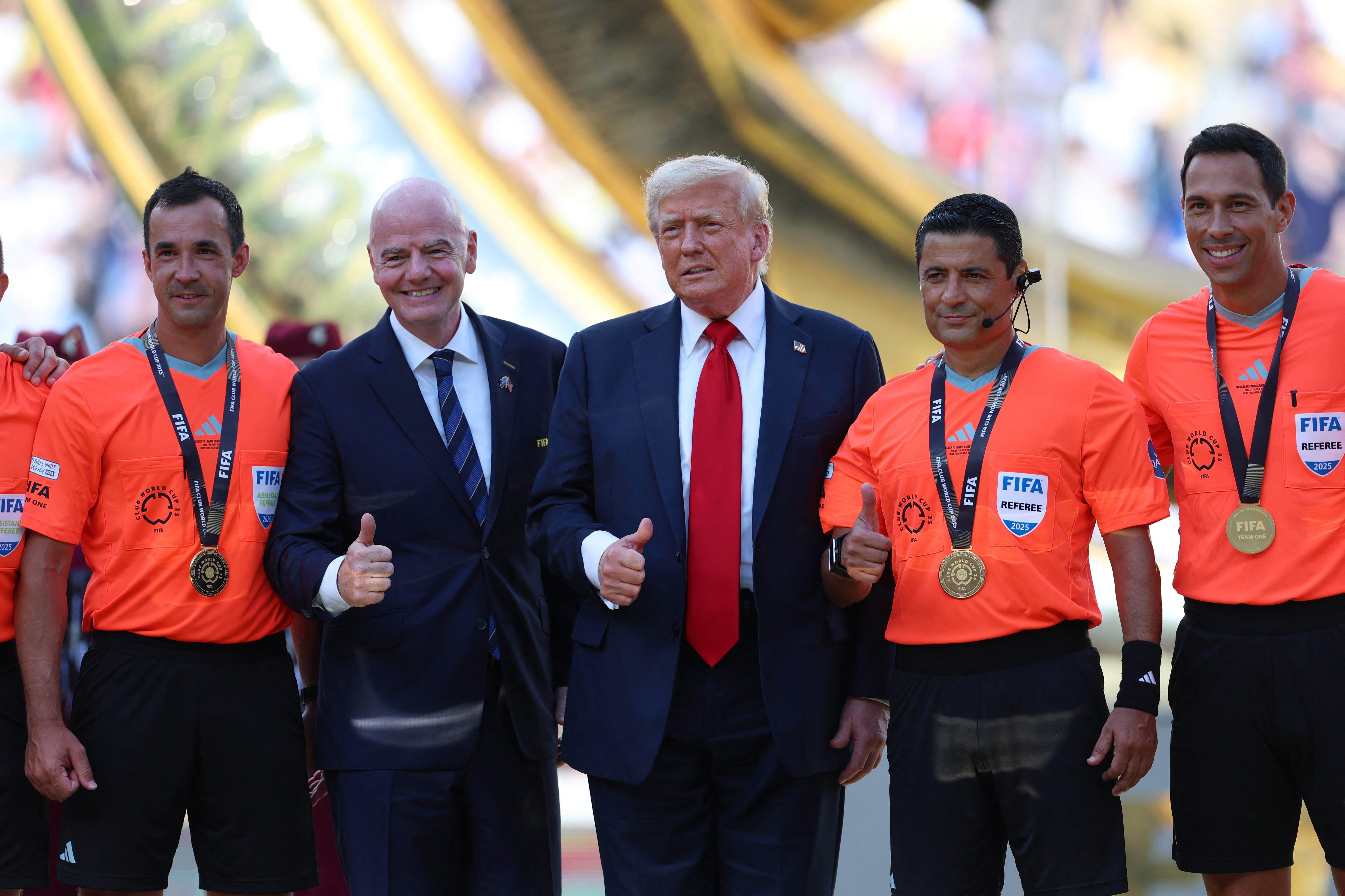 Trump pays homage to soccer greats, met with boos, cheers from Club World Cup crowd | Reuters