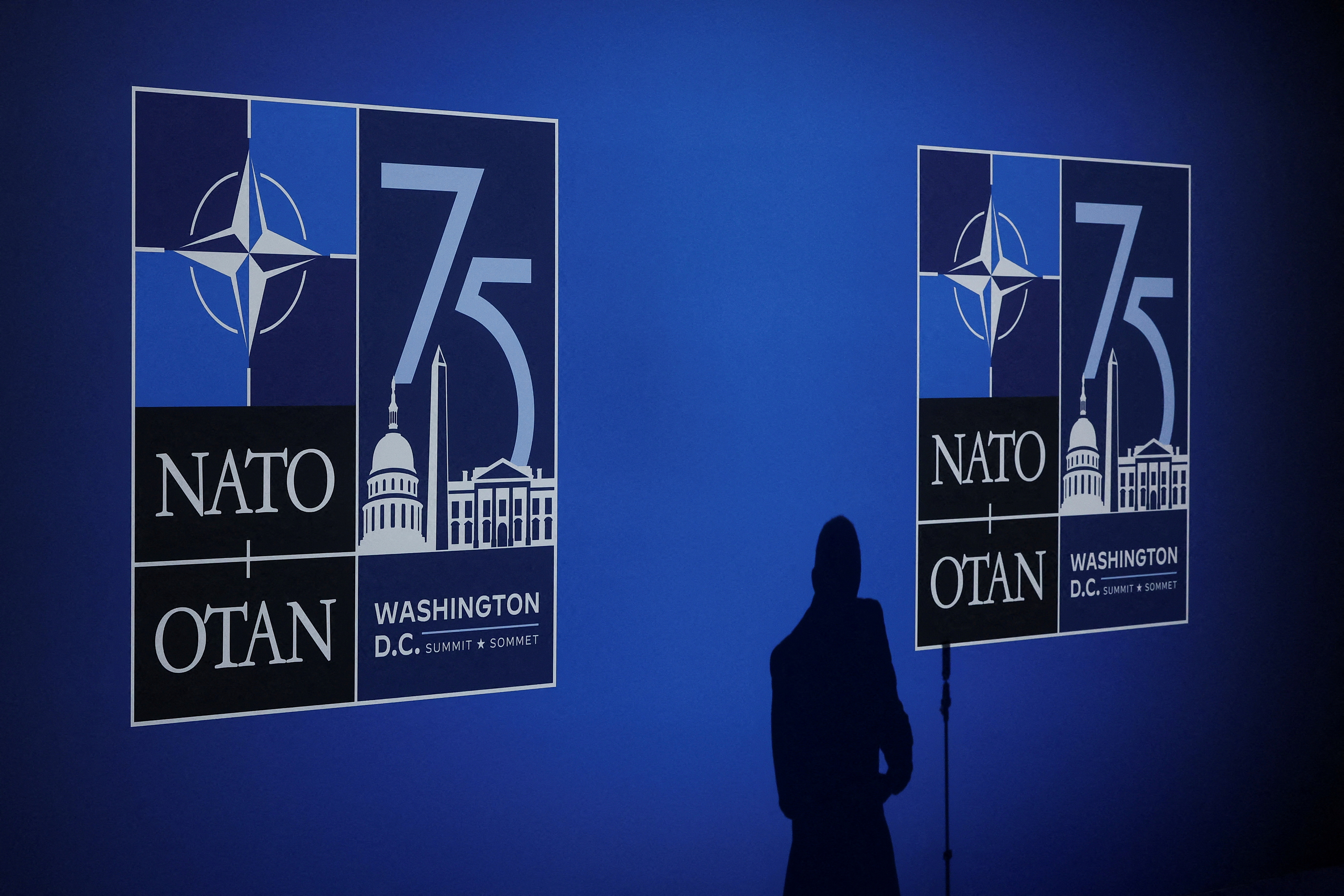 Commemoration of the 75th anniversary of the alliance at a NATO event, in Washington