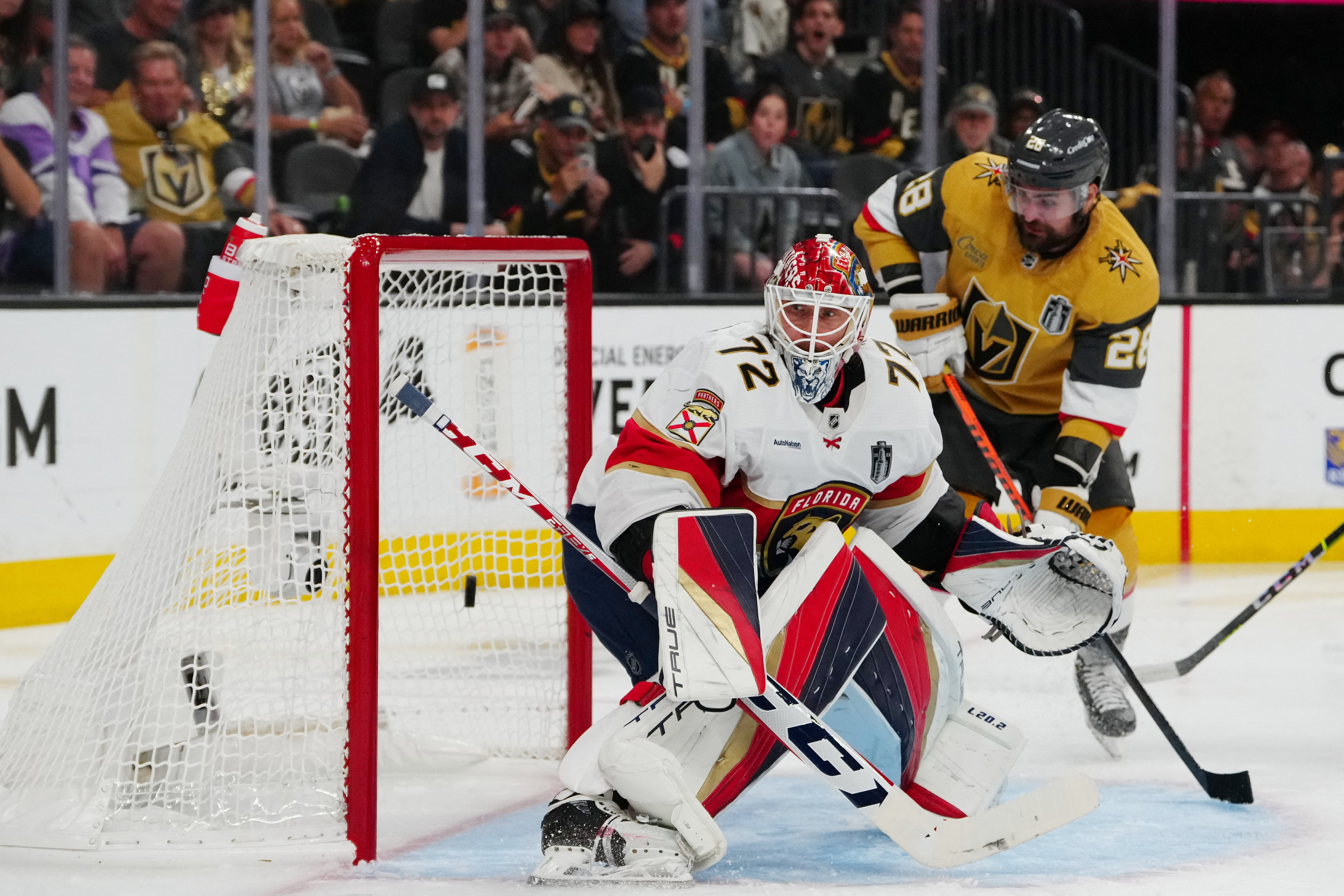 Knights pound Panthers to go up 2-0 in Stanley Cup Final - The