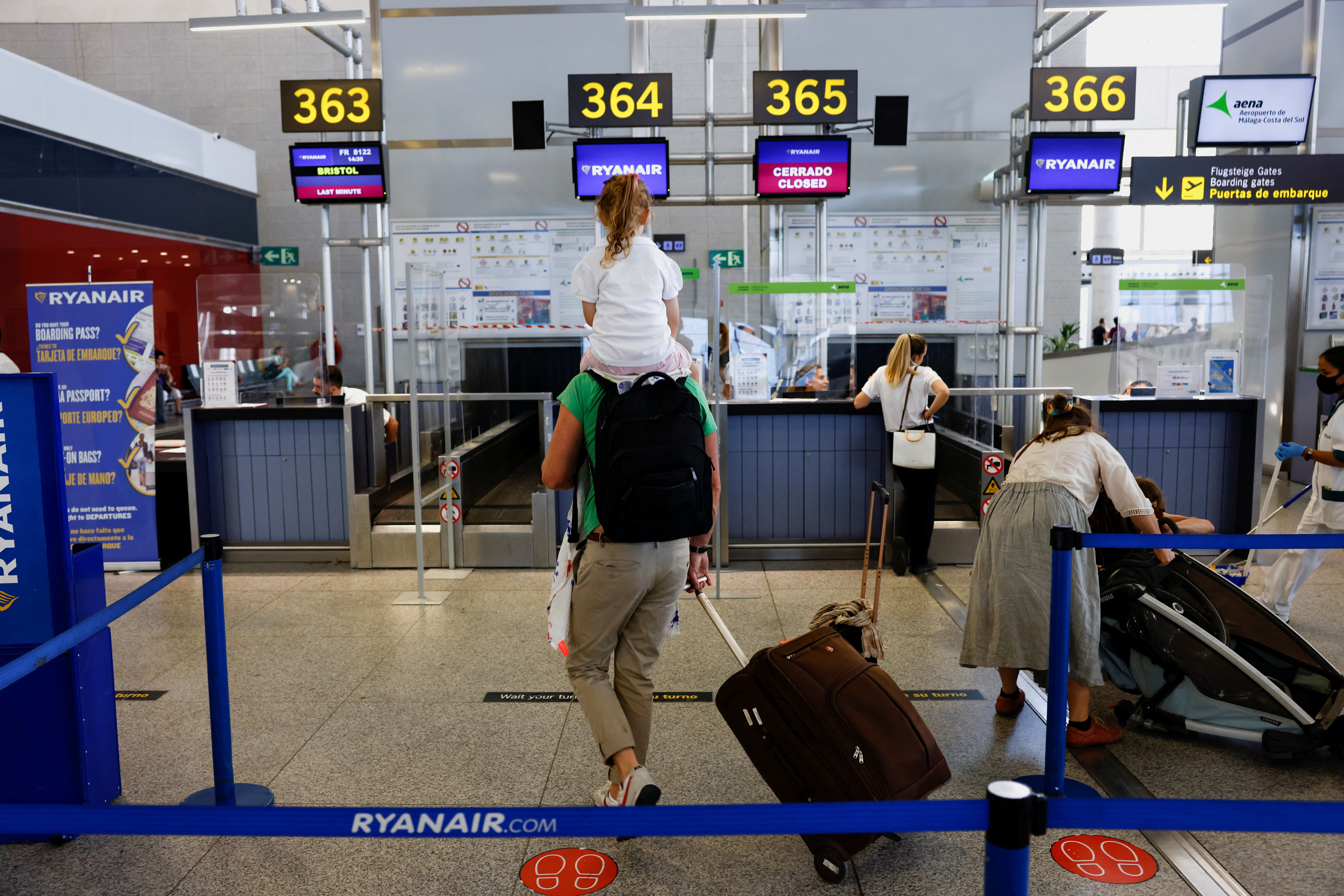 Strike of Spain-based cabin crew of Ryanair airlines
