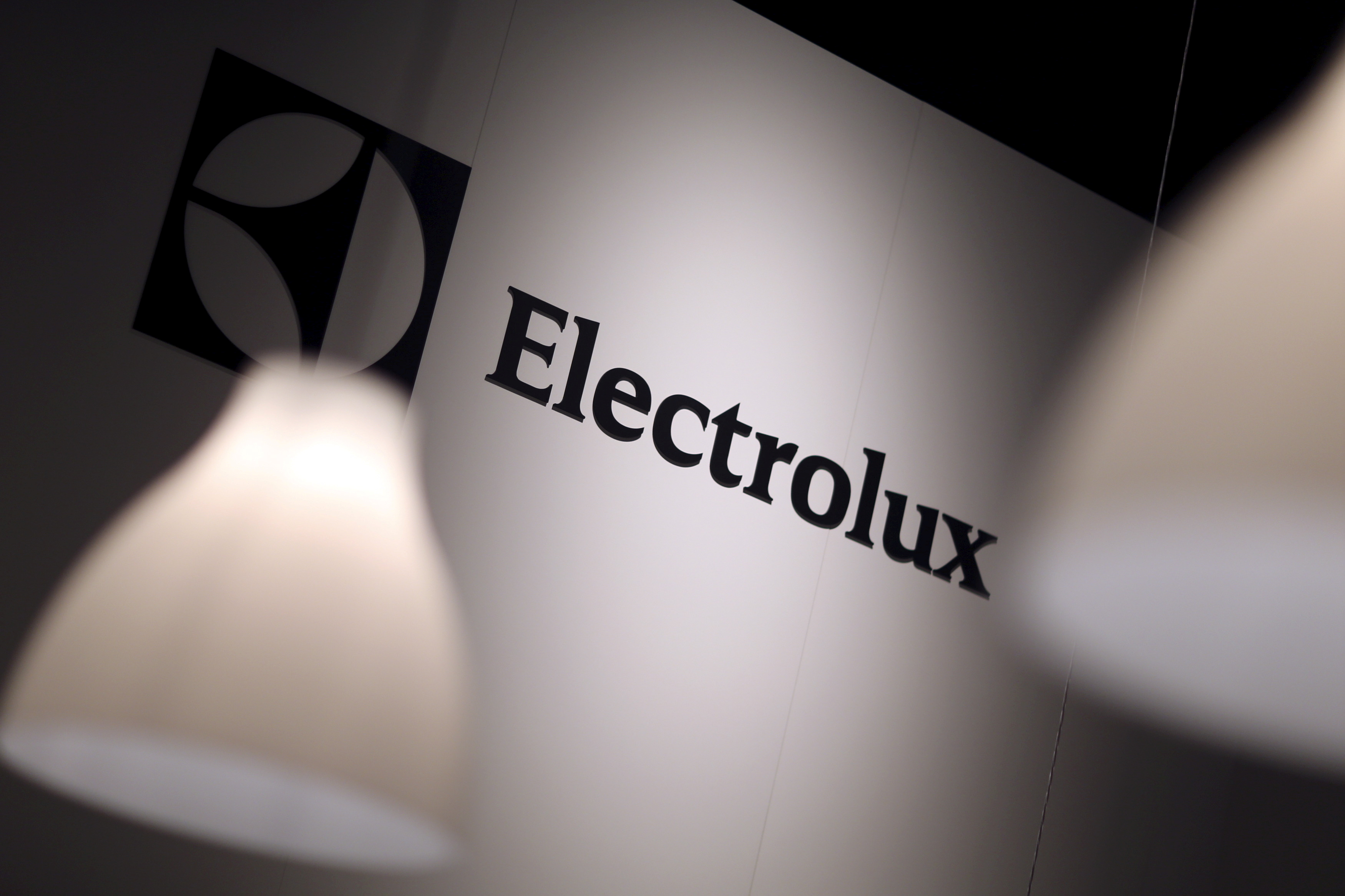 The Electrolux logo is seen during the IFA Electronics show in Berlin, Germany