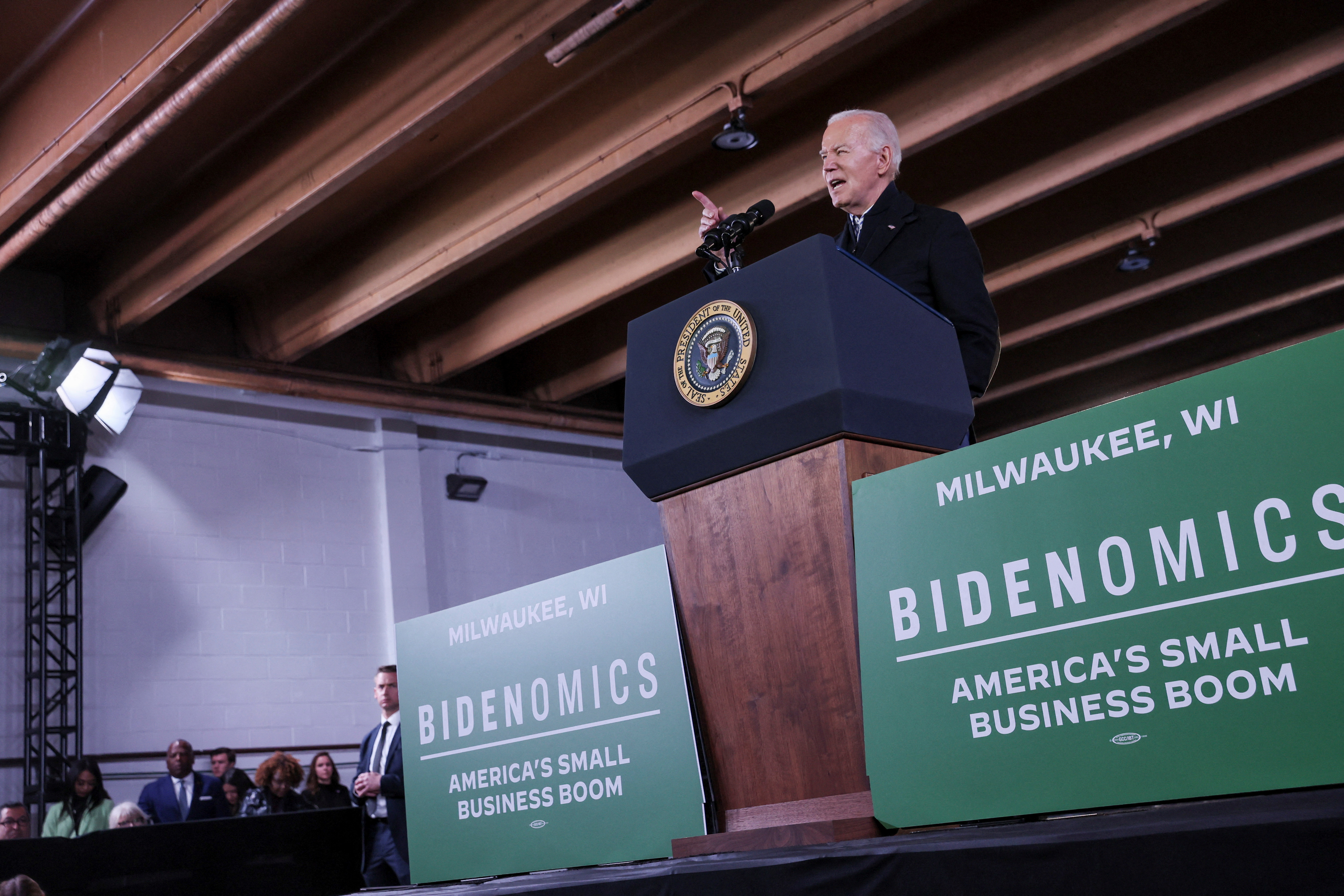 U.S. President Biden visits Milwaukee