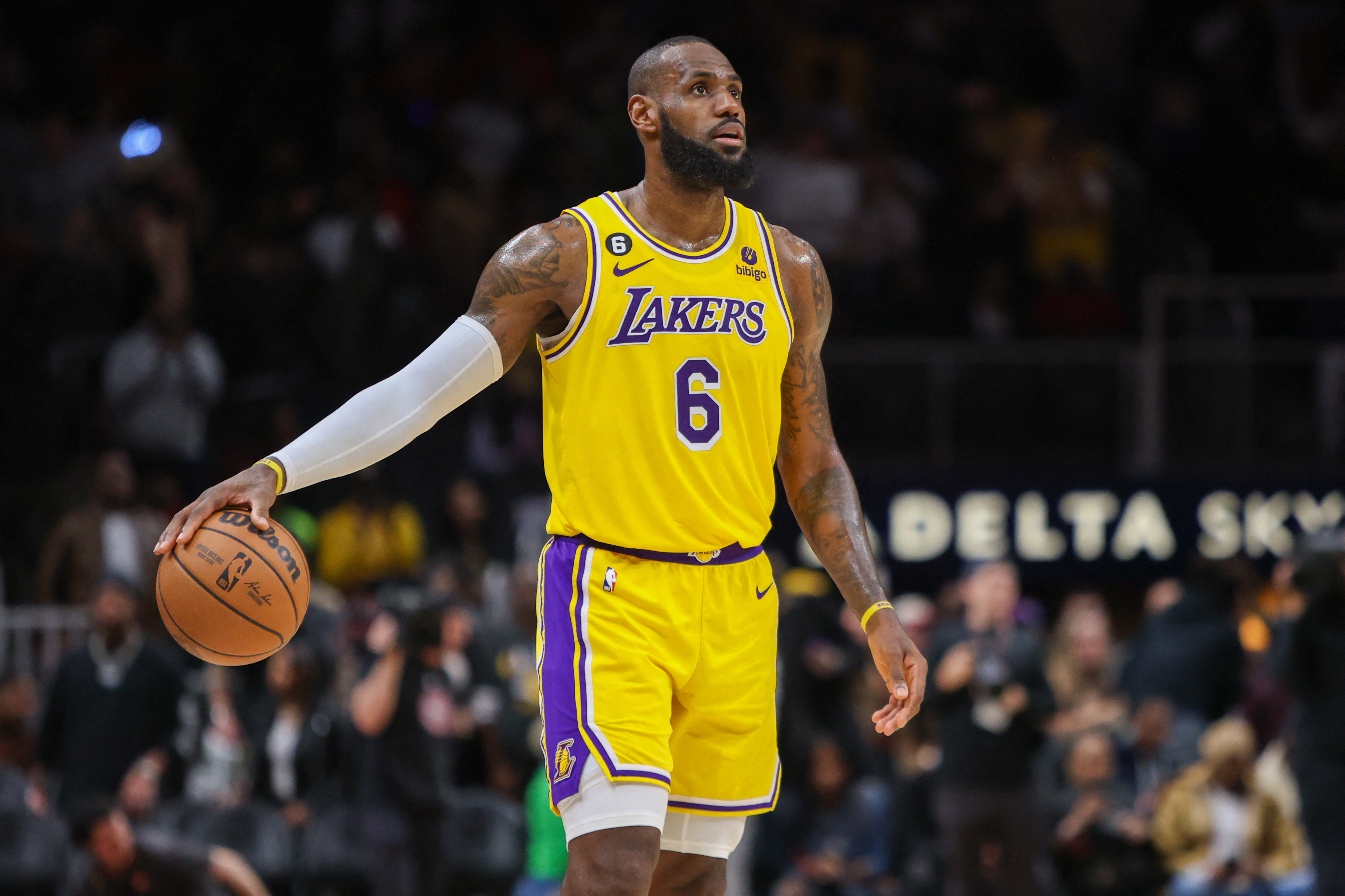 LeBron celebrates 38th birthday with season-high 47 points in Lakers win  over Hawks | Reuters