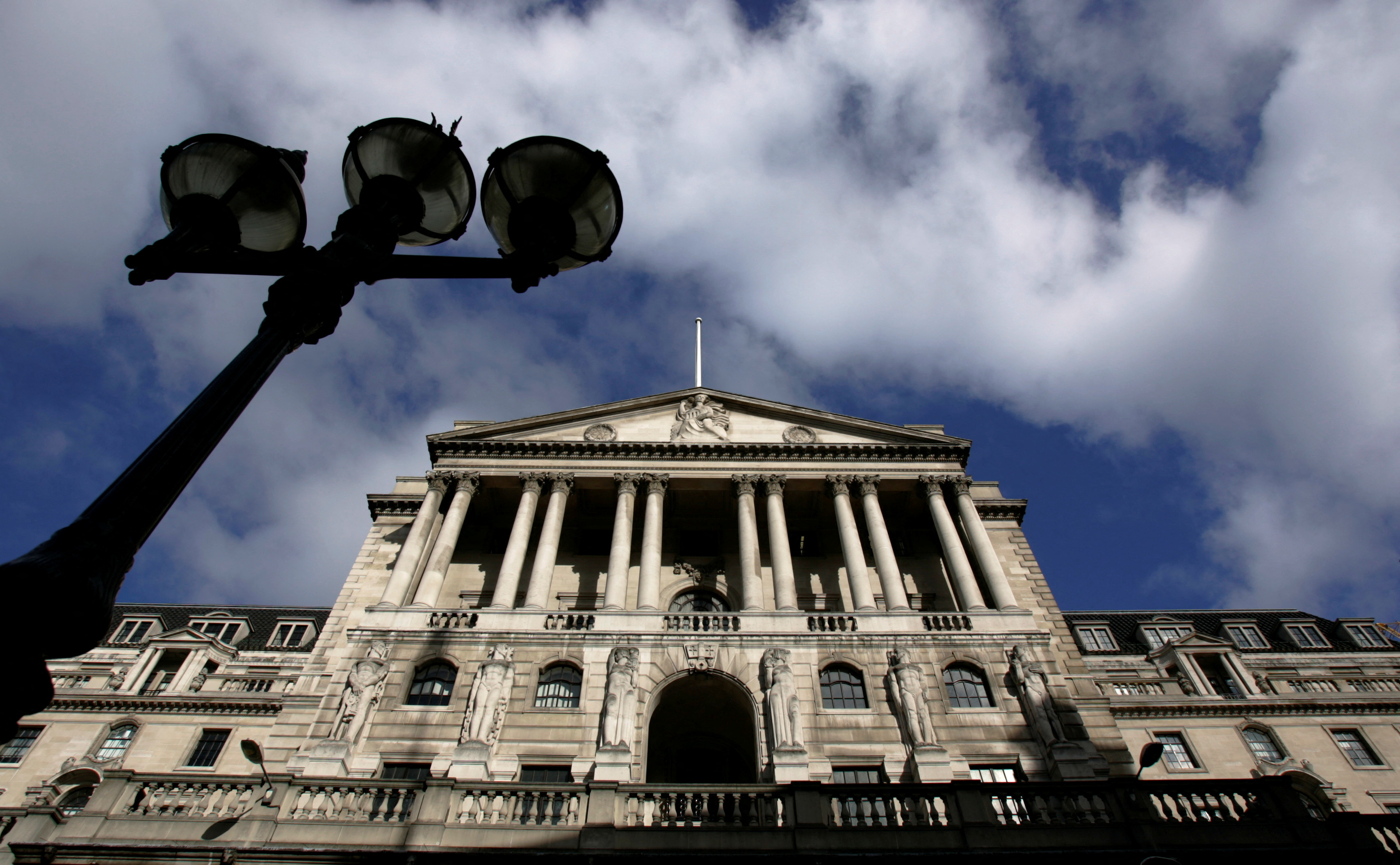 The Bank of England is seen in London