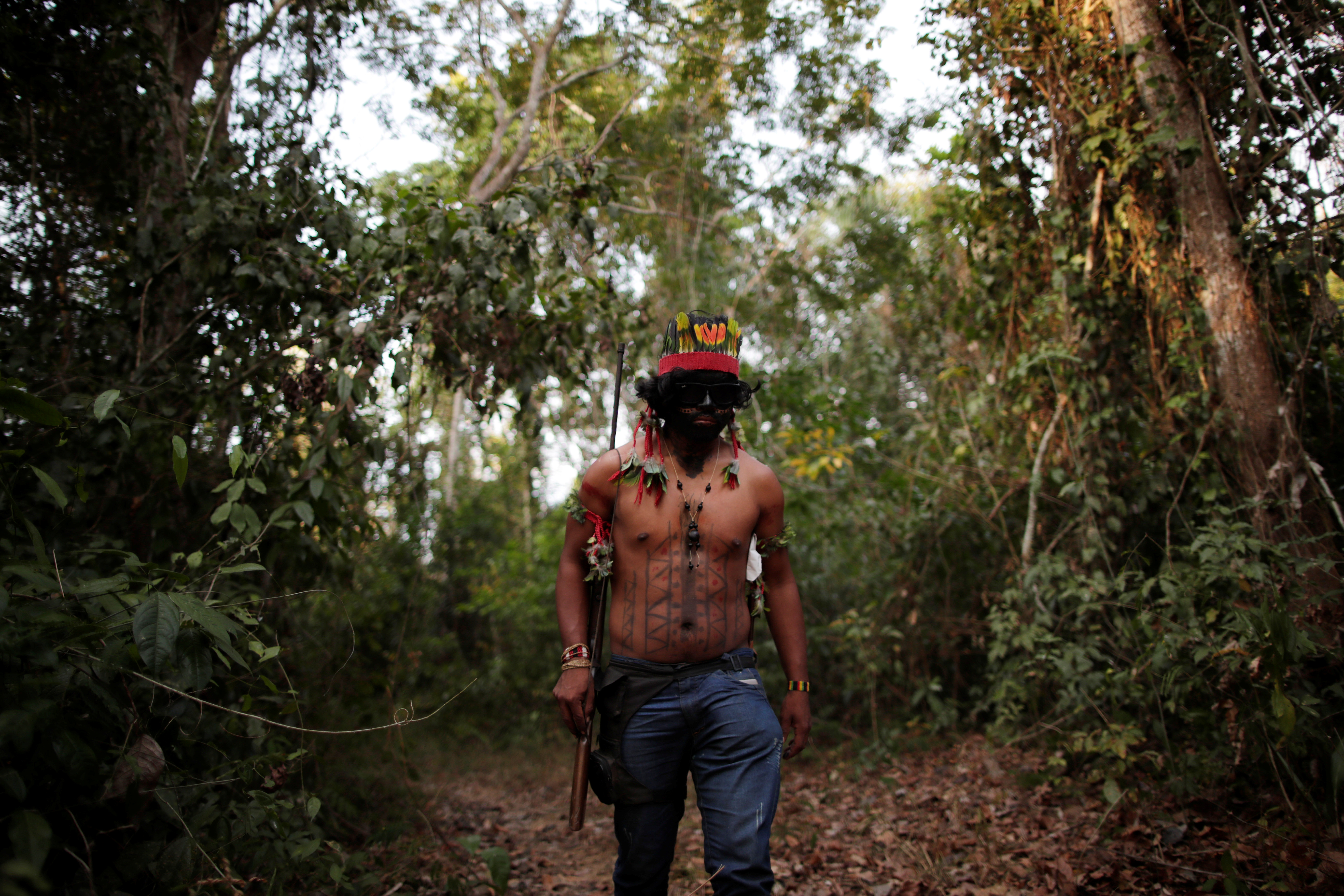 Amazon 'forest guardians' stalk loggers