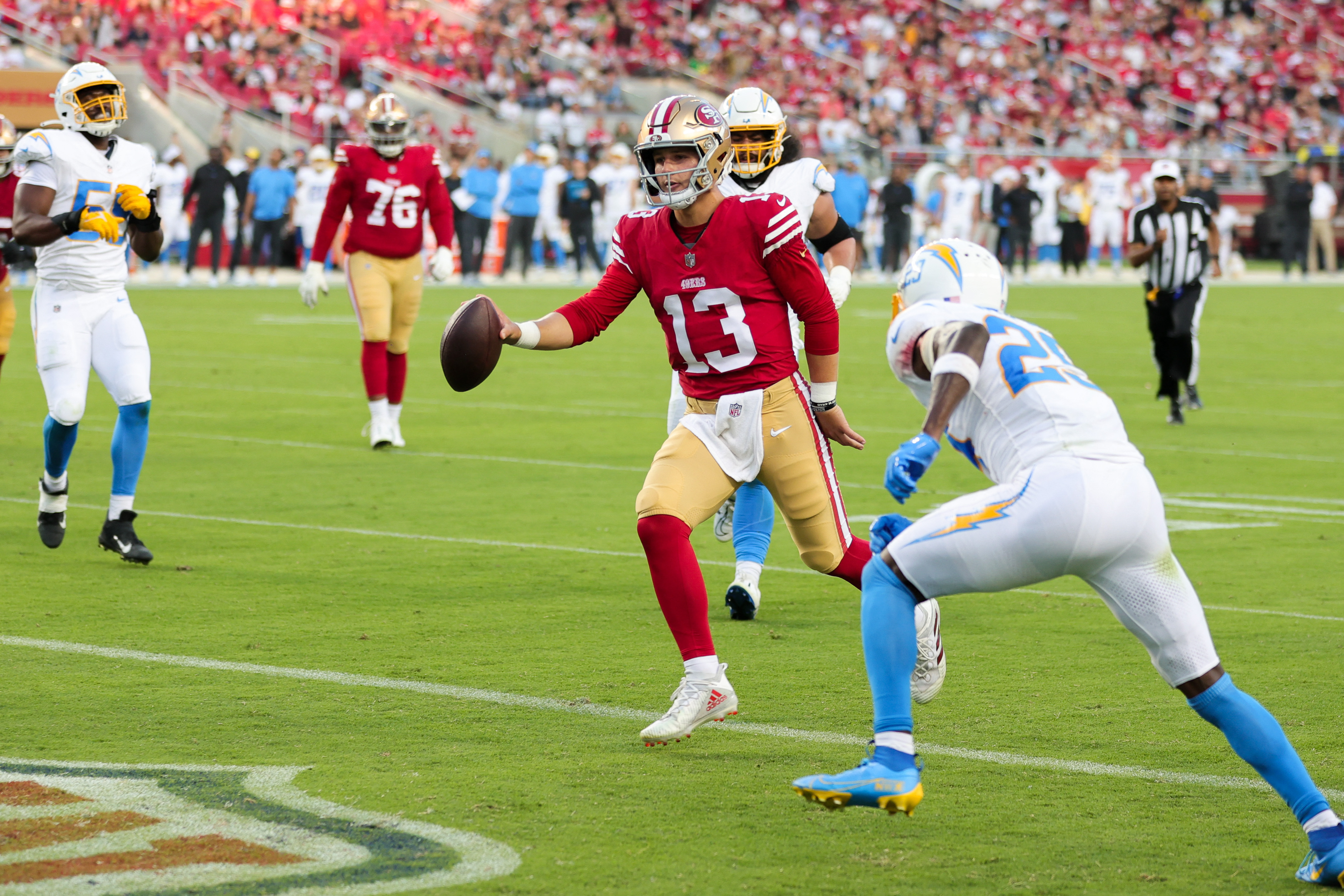 Who are the experts taking in Chargers vs. 49ers?