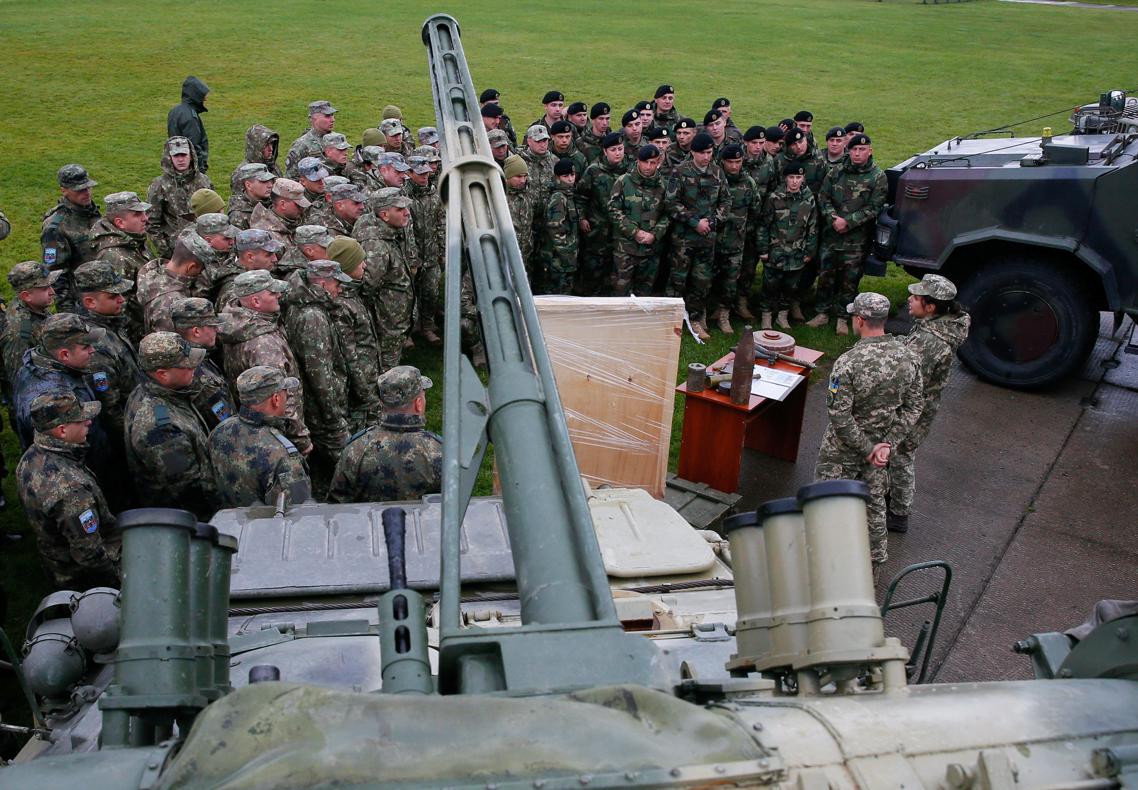 Ukraine holds military drills called 