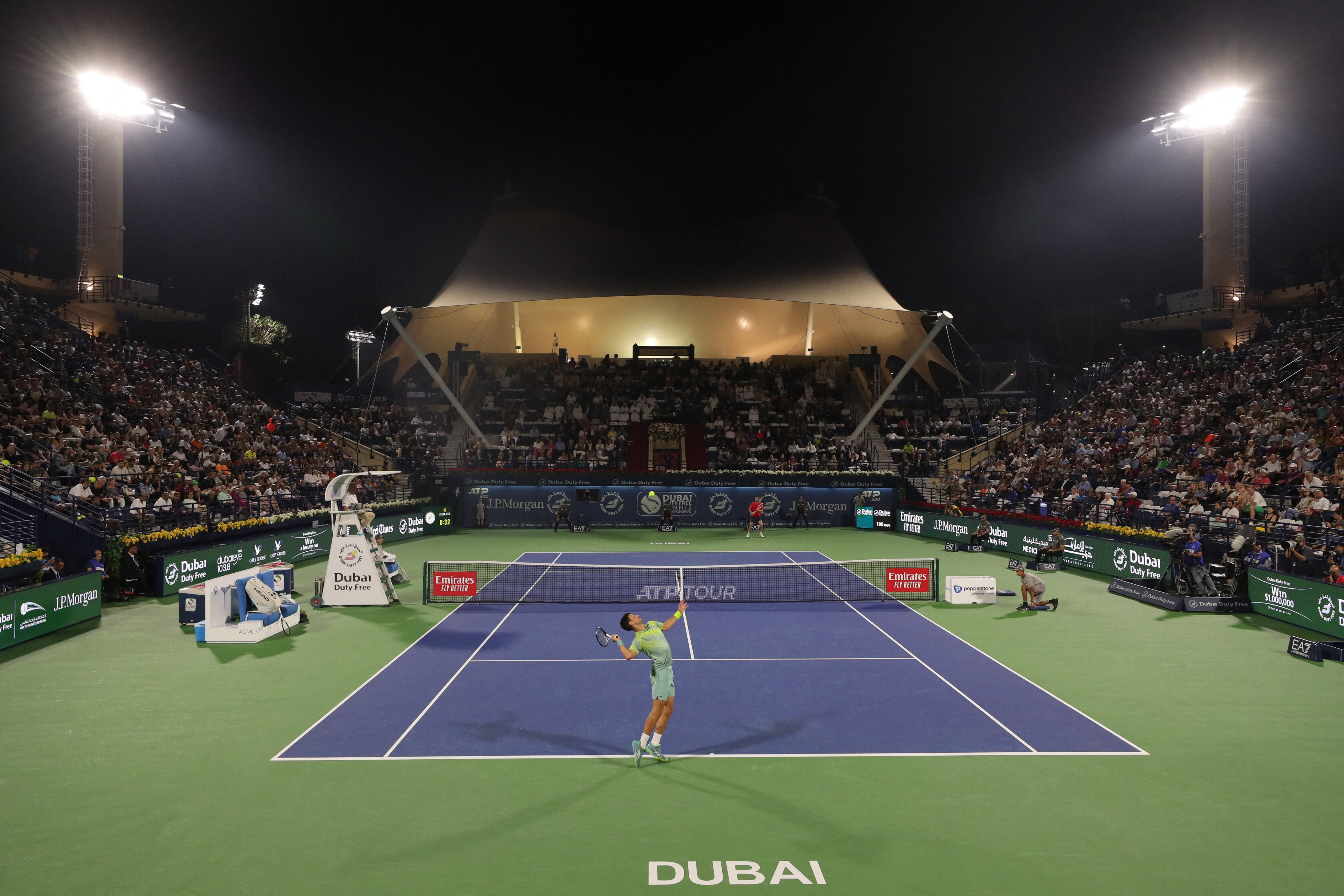 Off court at the Dubai Duty Free Championships: Parties, polo and penguins