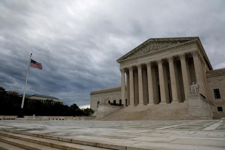 A view of the U.S. Supreme Court building in Washington