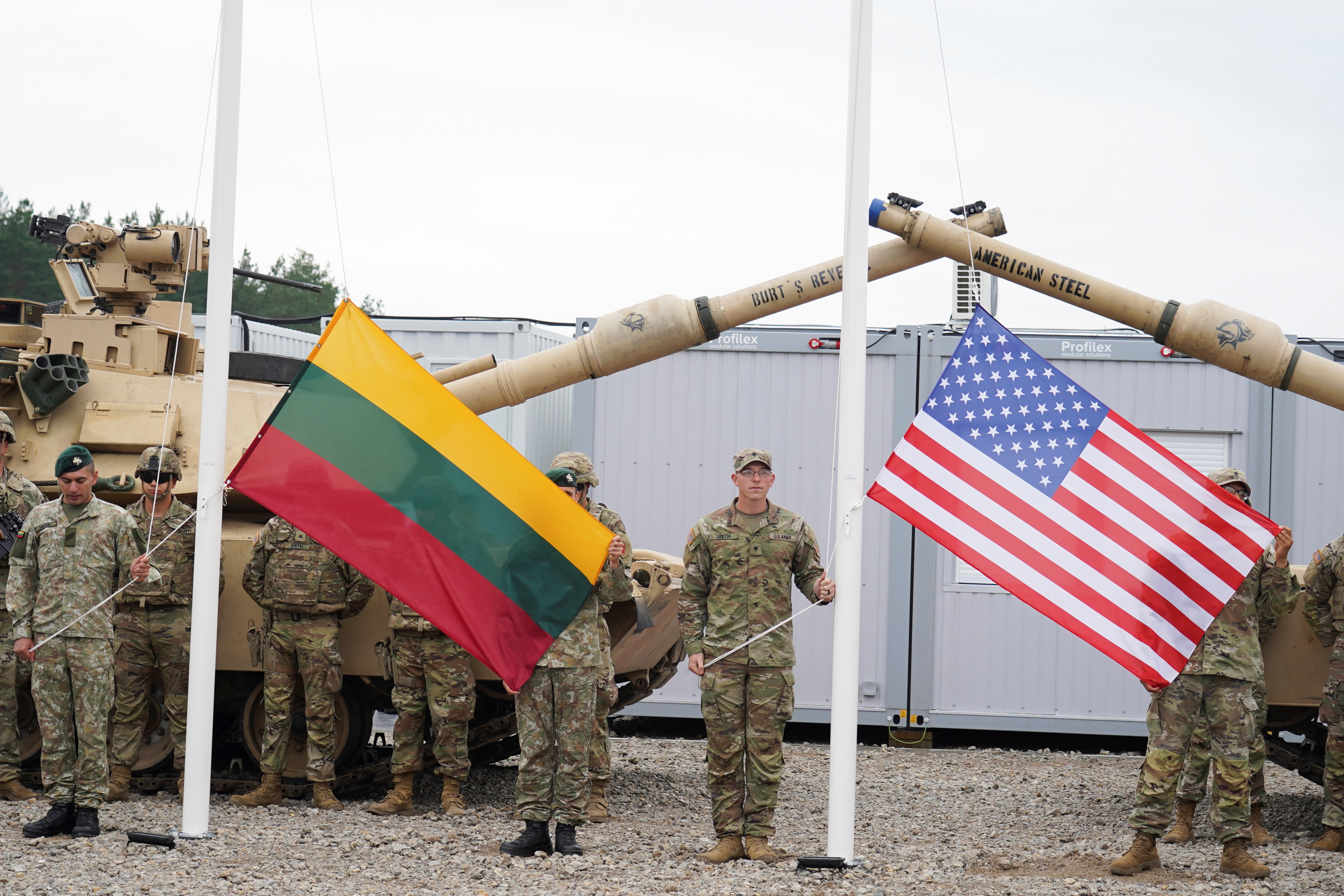 Lithuania launches a camp for the U.S. soldiers deployed on its soil