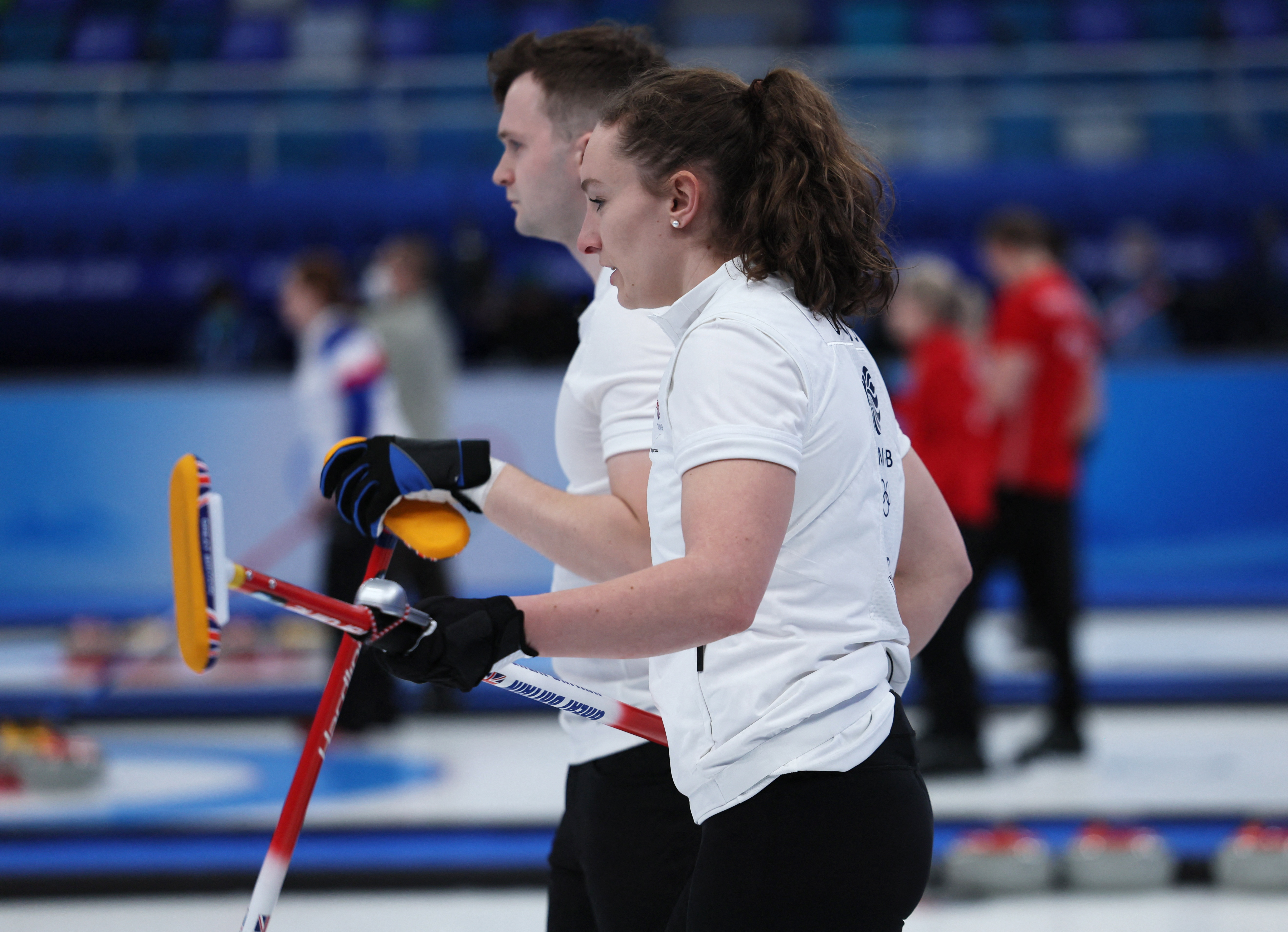 Curling - Mixed Doubles Round Robin Session 1 - Sweden v Britain