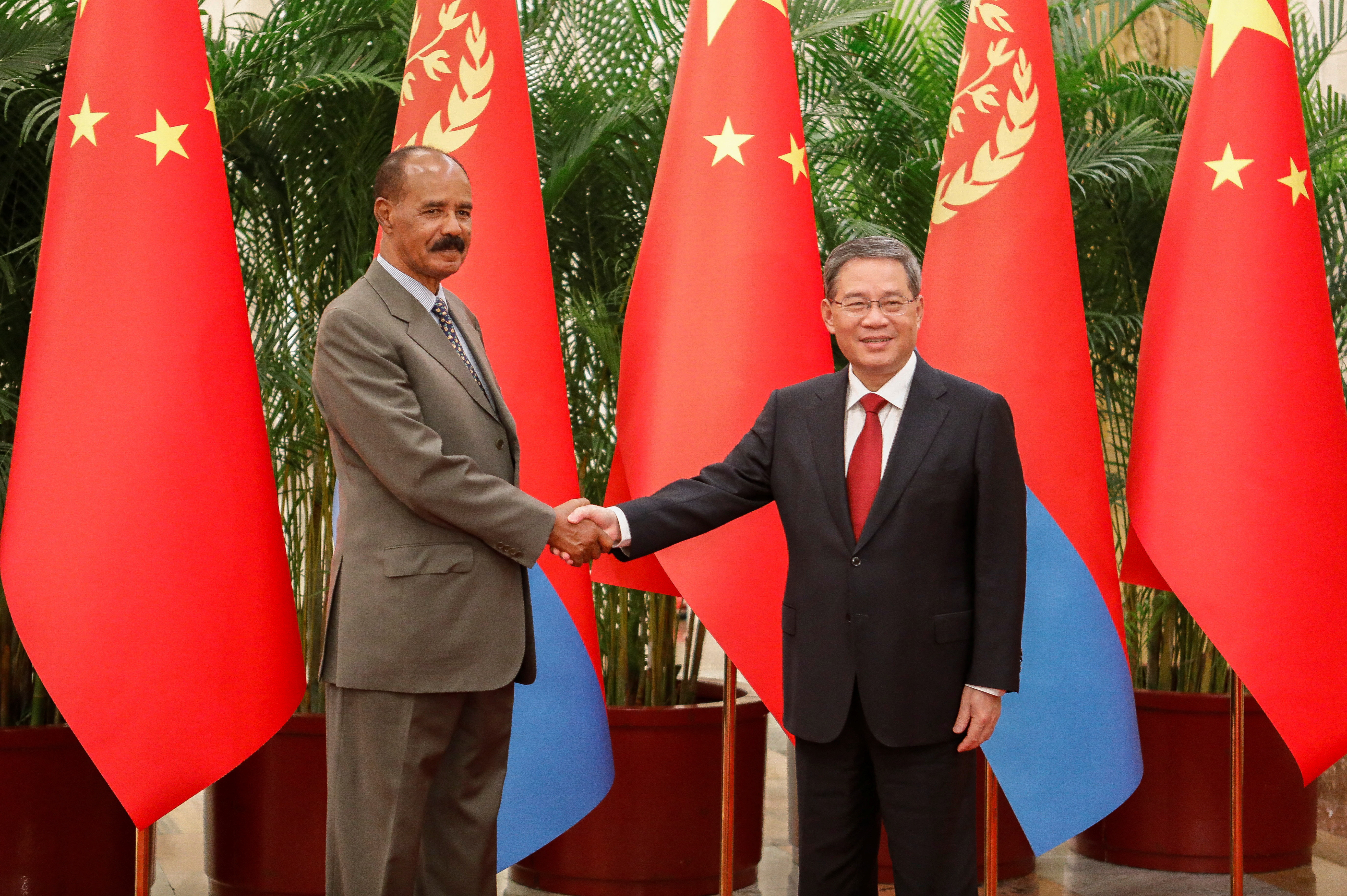 Eritrean President Isaias Afwerki Visits China