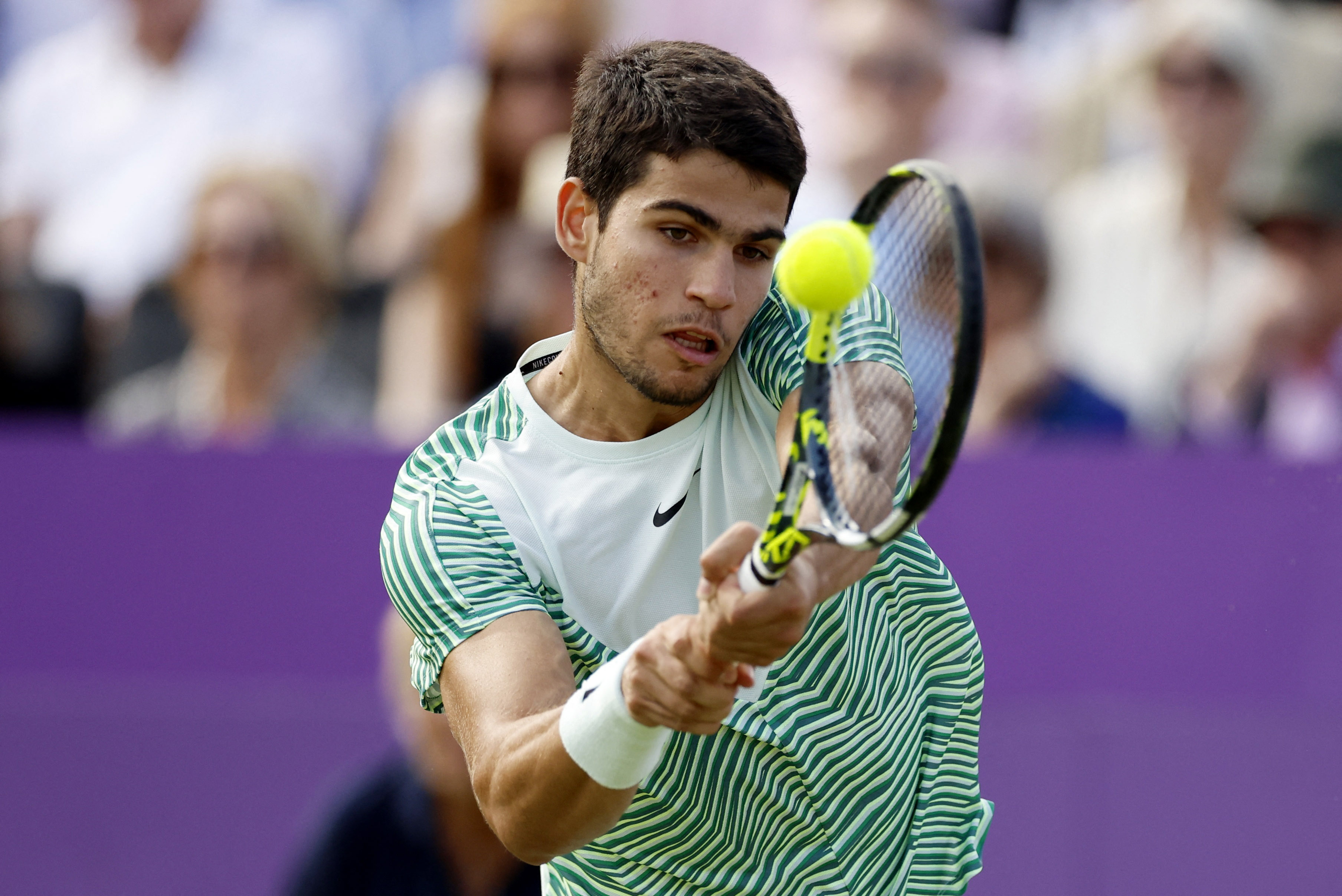 Alcaraz made to sweat on Queen's Club debut Reuters