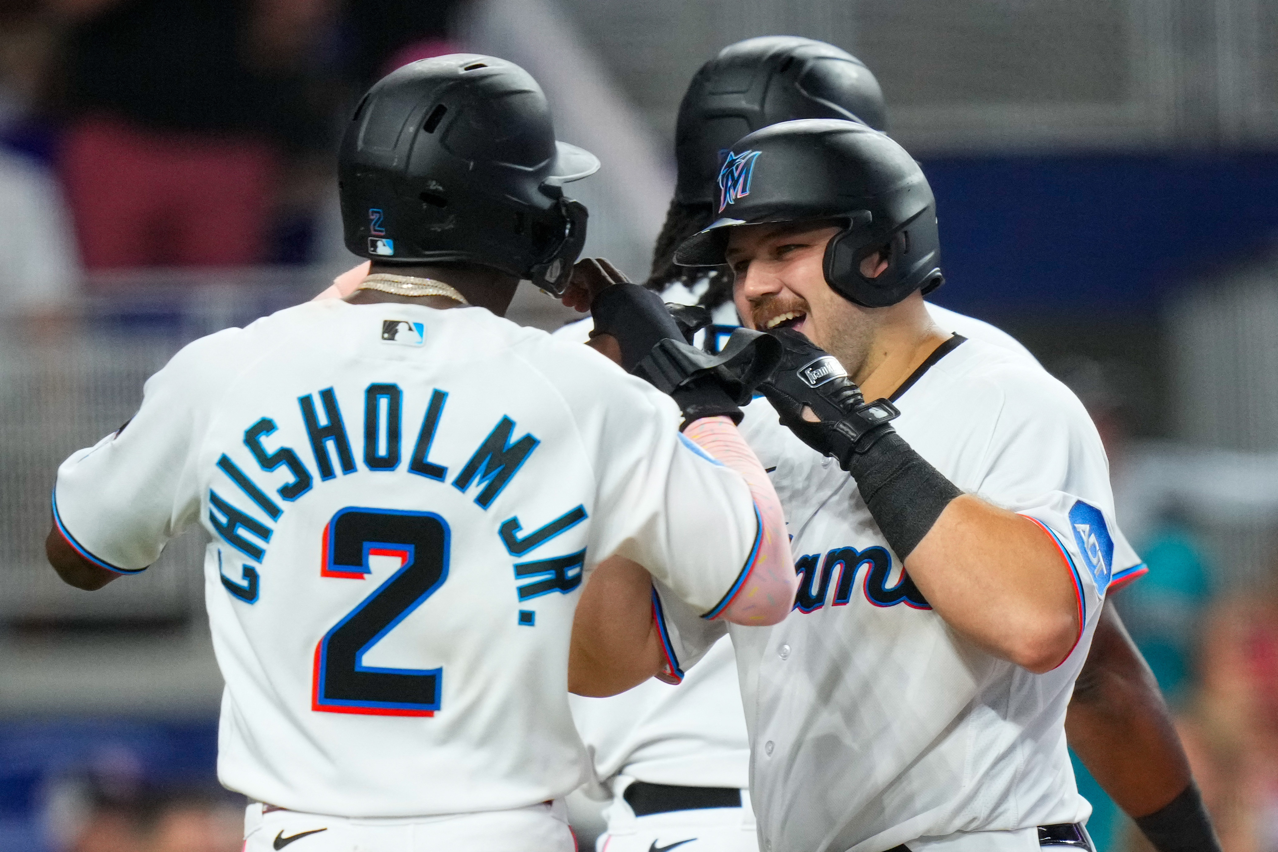 Jazz Chisholm Jr., Marlins slam Braves 16-2 in sweep