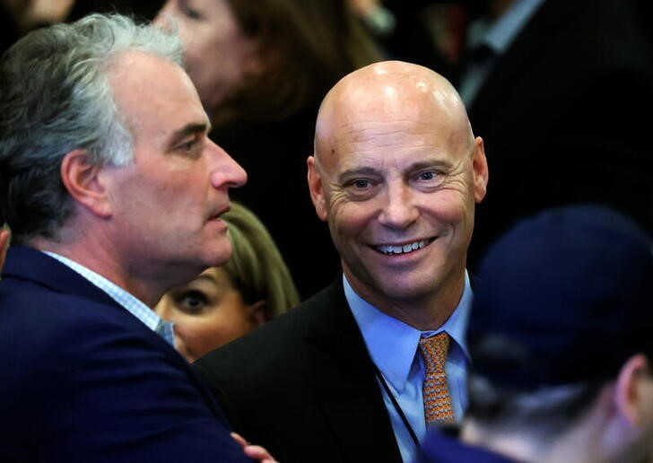 Marc Short, former chief of staff for former vice president Mike Pence, during an election night party for Virginia Republican gubernatorial nominee Glenn Youngkin in Chantilly