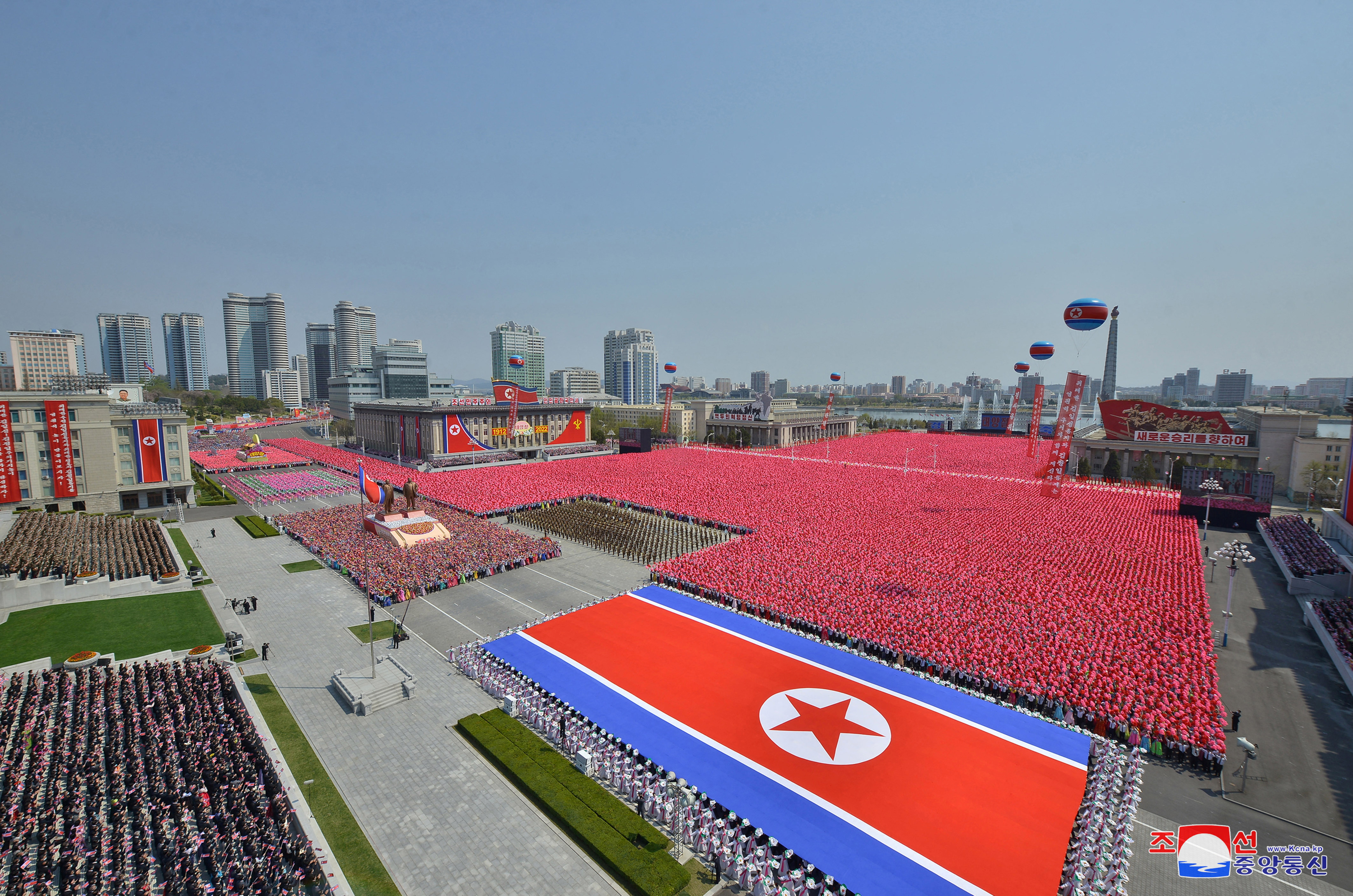 North Korea marks the 110th birth anniversary of Kim II Sung