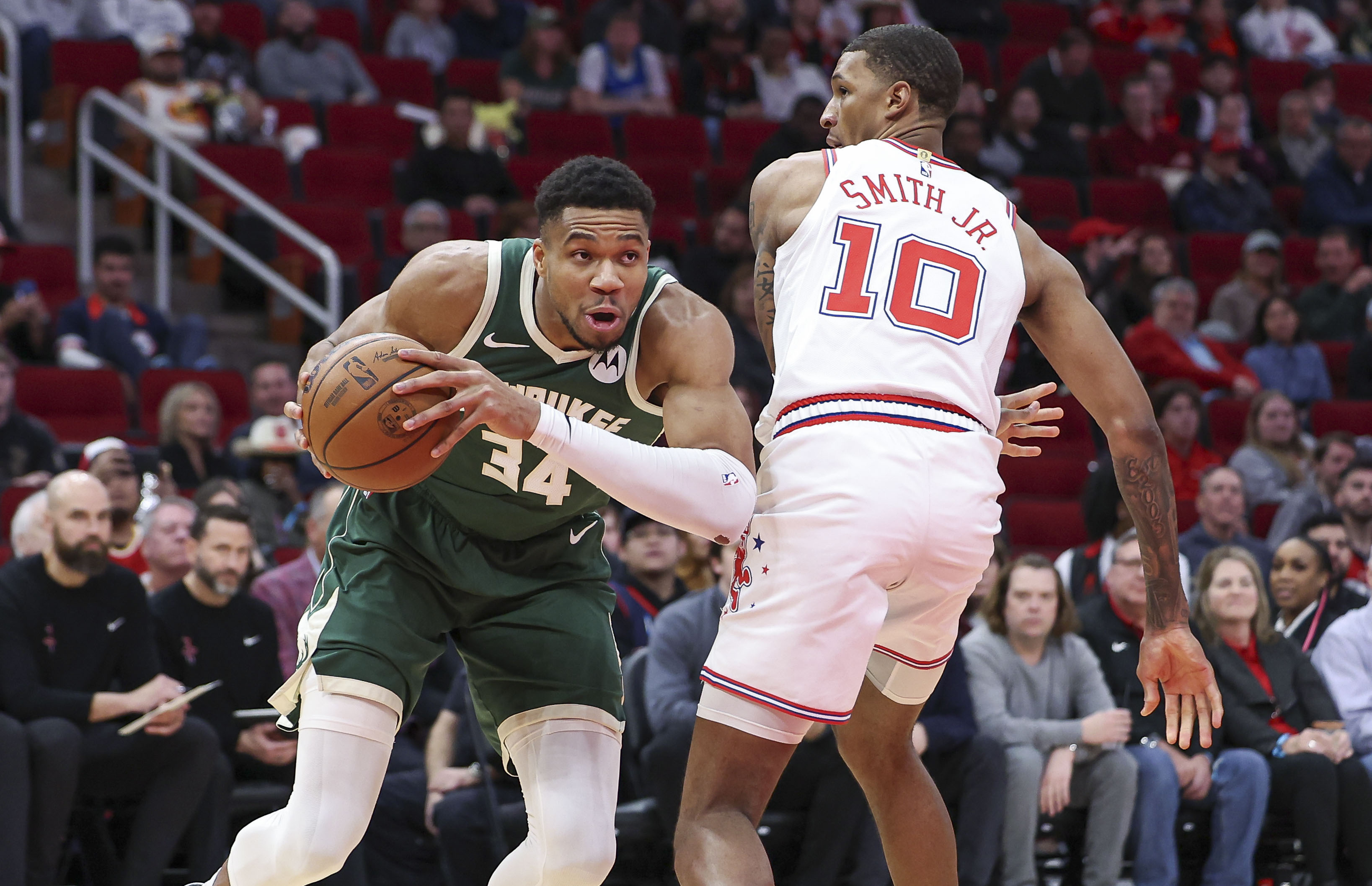 Despite Giannis Antetokounmpo's Big Night, Bucks Fall To Rockets | Reuters