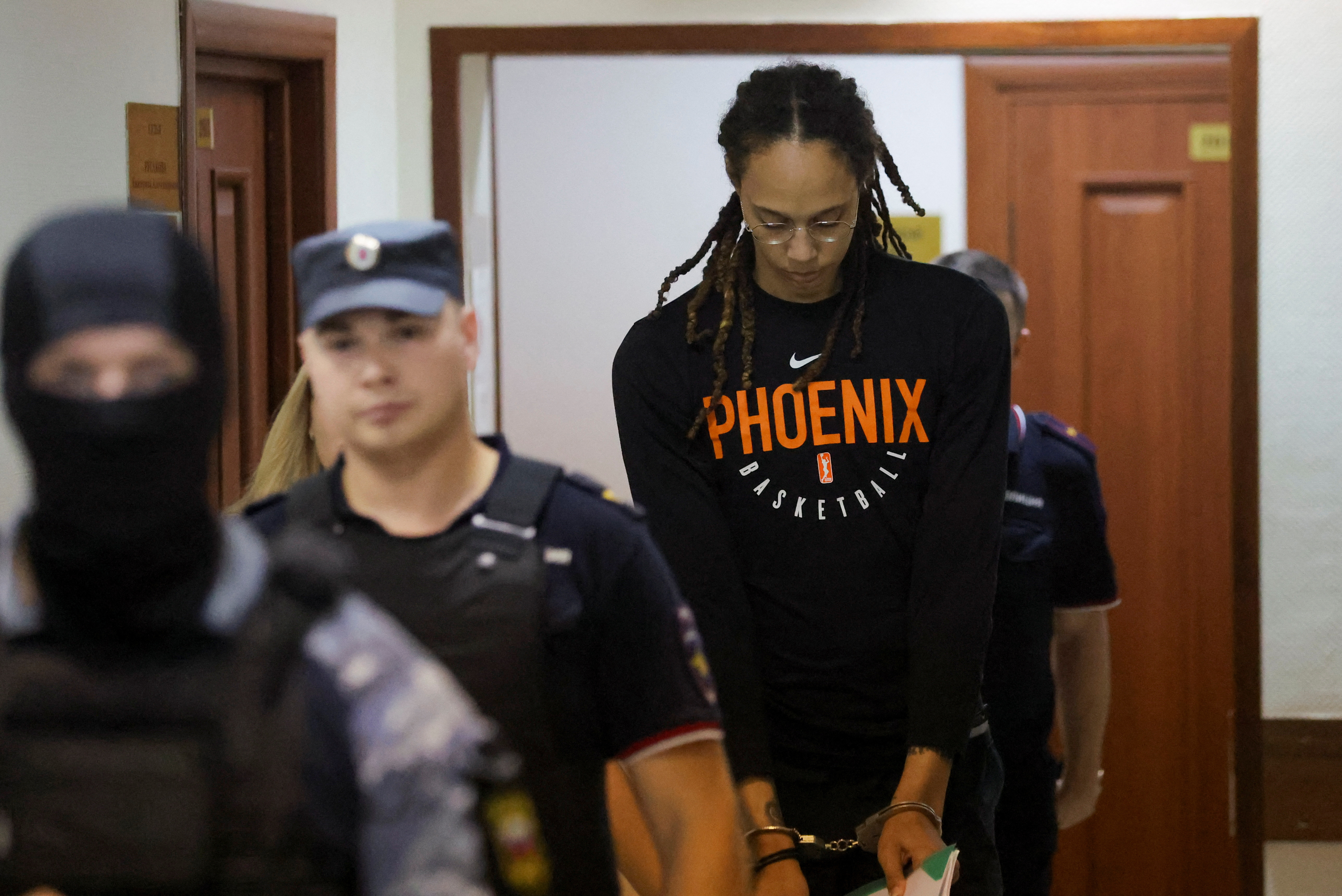 WNBA star Brittney Griner stands trial in Russia on drug charge