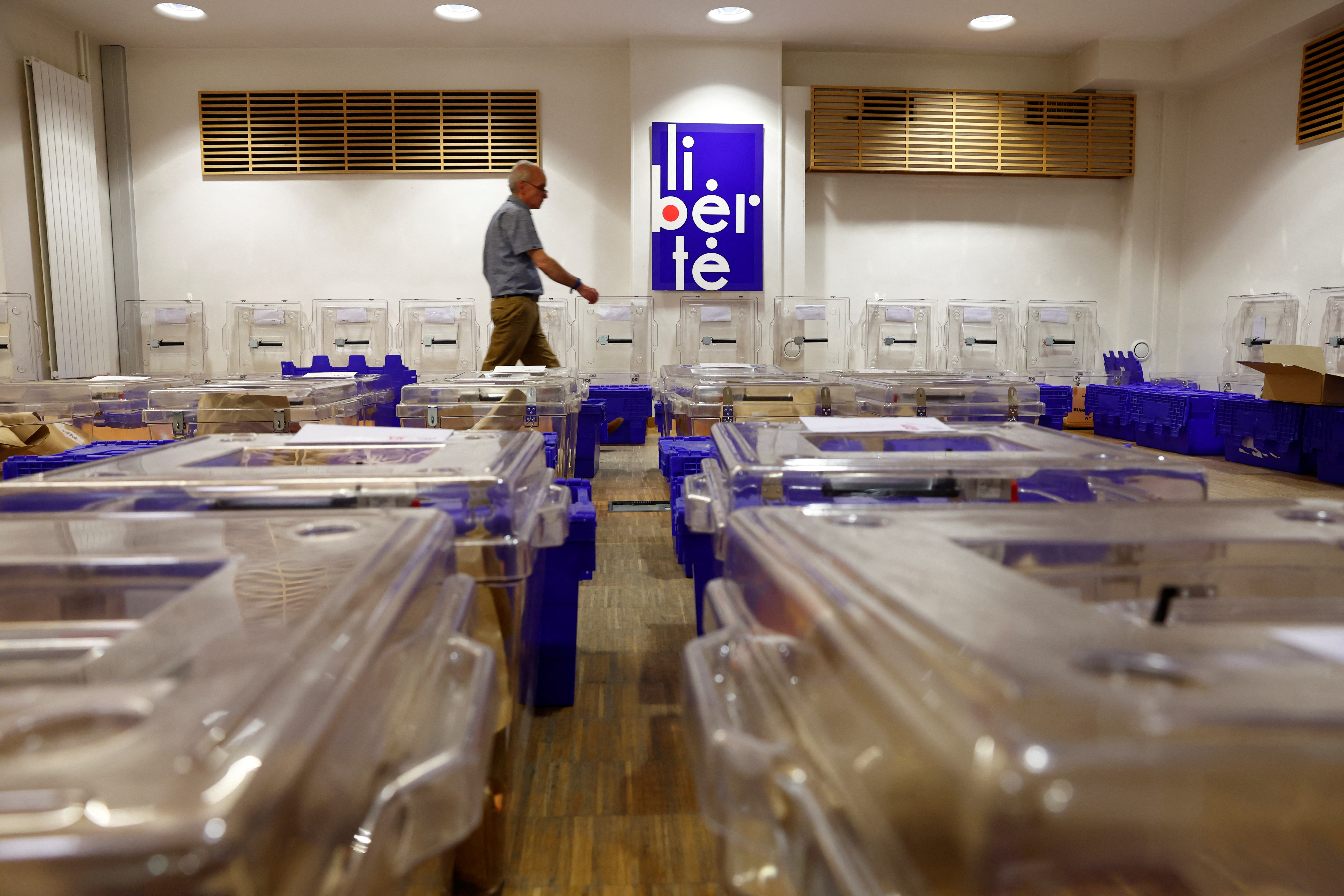 French local authorities prepare ballots for the 2024 snap legislative elections
