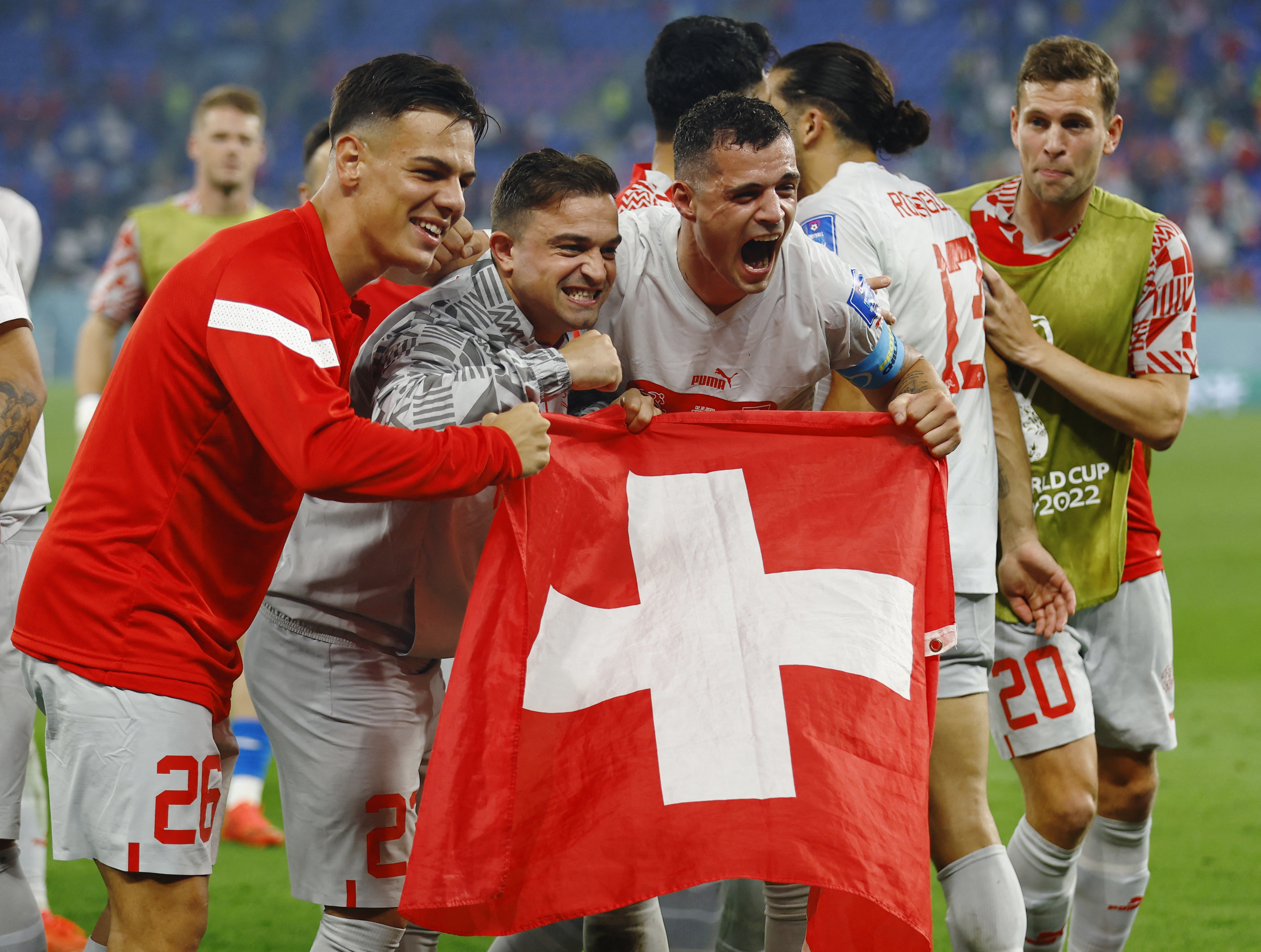 Switzerland goal vs. Serbia video: Breel Embolo levels score for