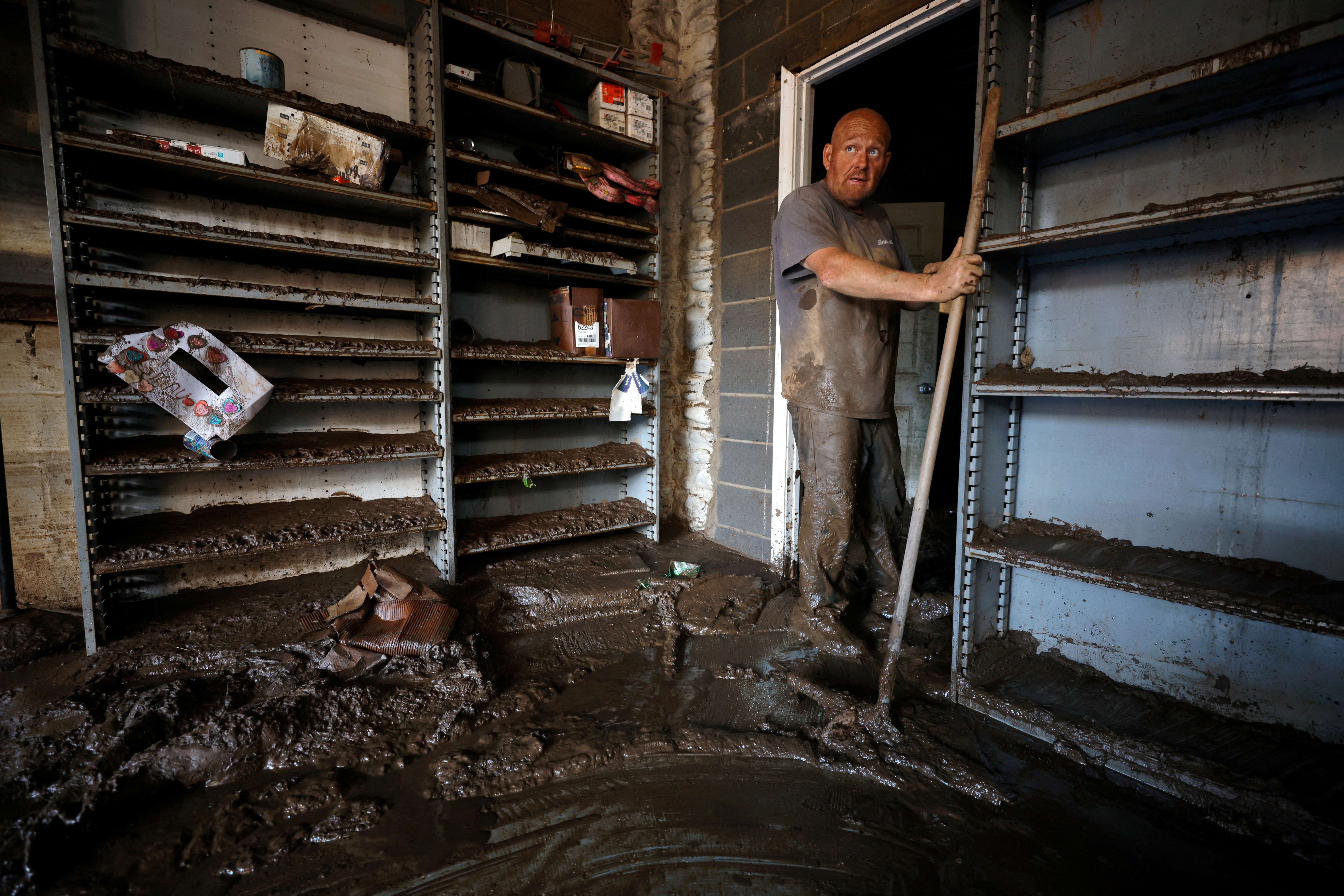 Aftermath of Hurricane Helene in North Carolina