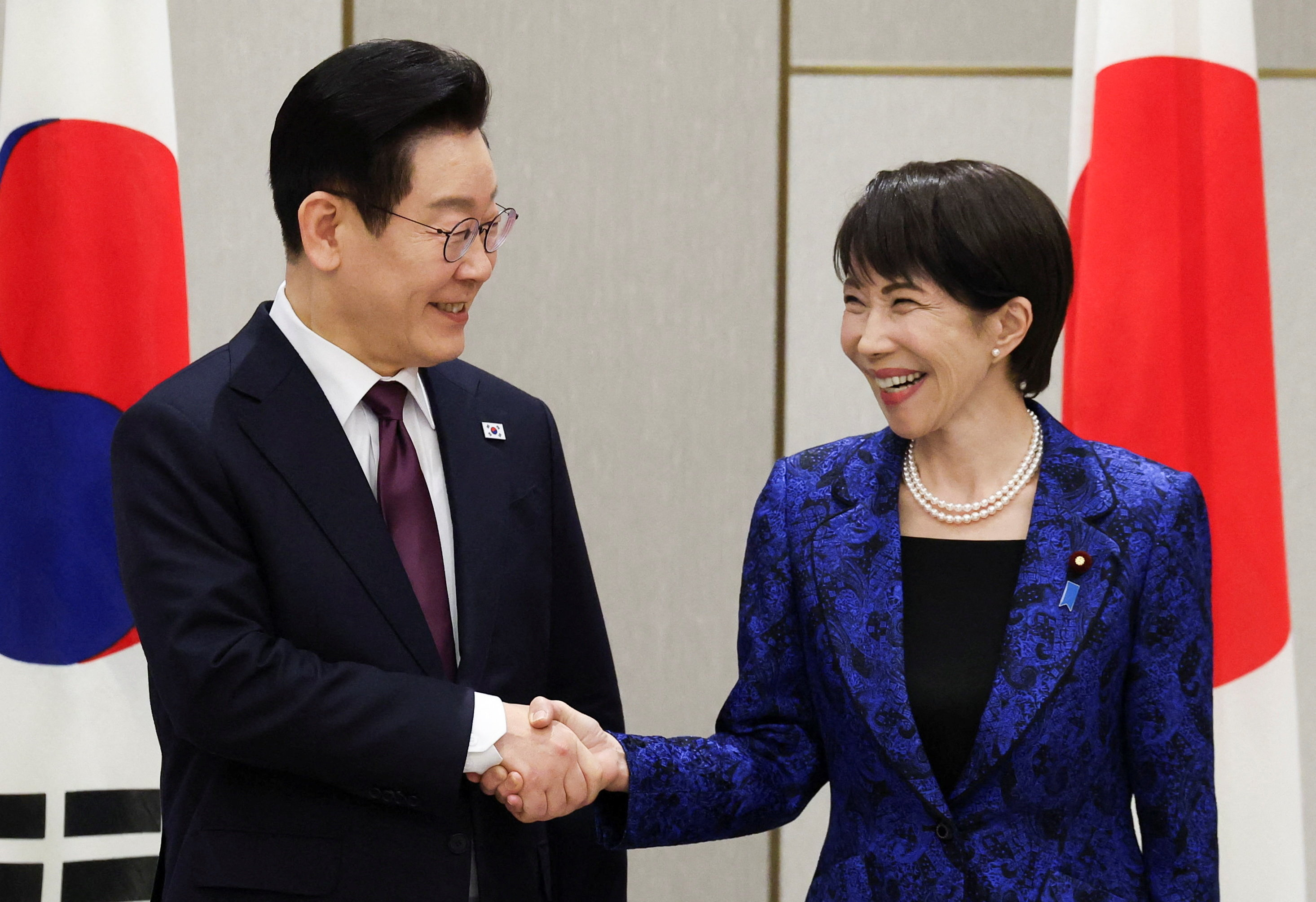 日韓首脳、高市氏の地元・奈良で会談 李大統領「韓中日が意思疎通を