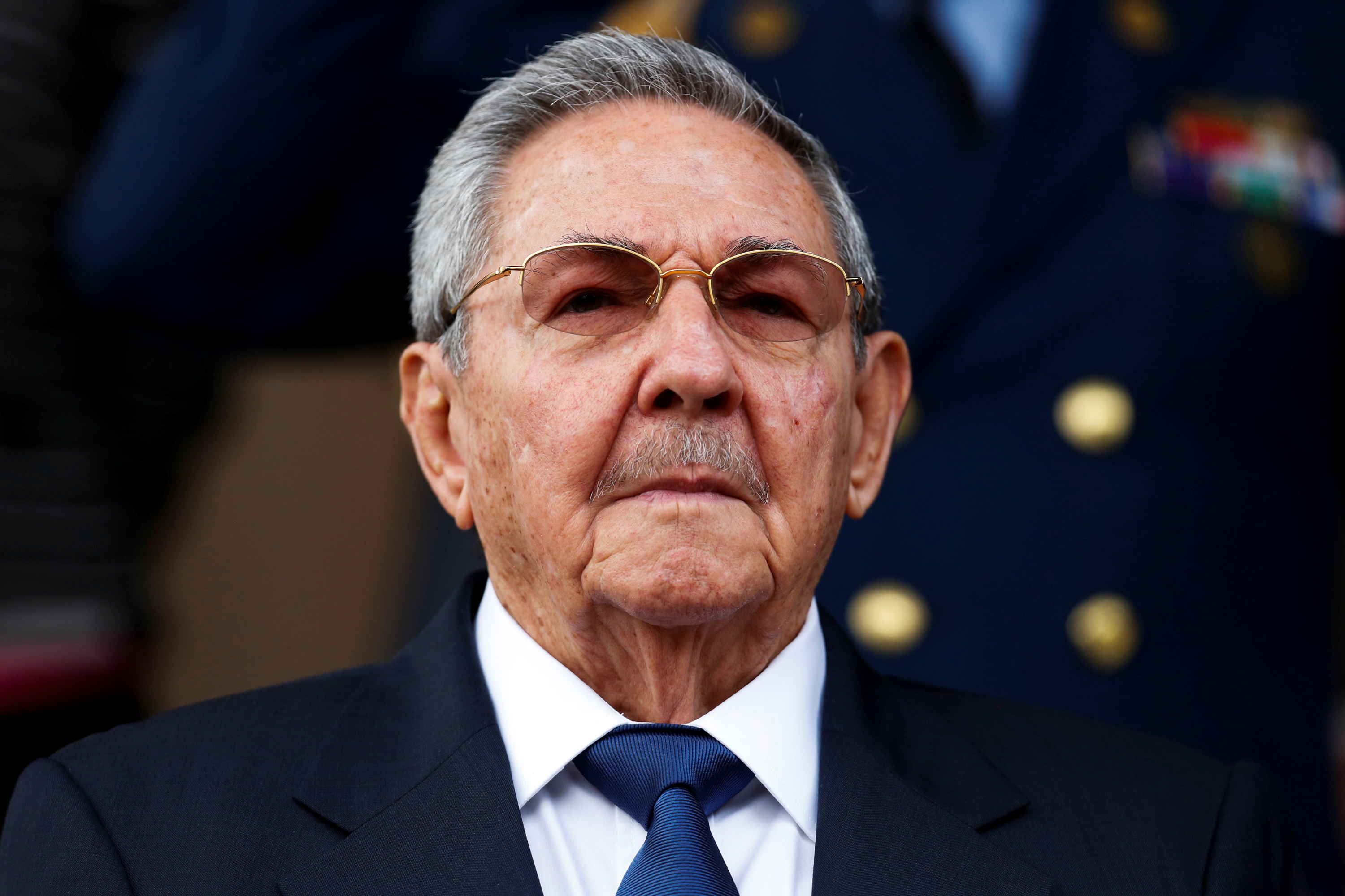 Cuba's President Raul Castro attends to an ALBA alliance summit in Caracas